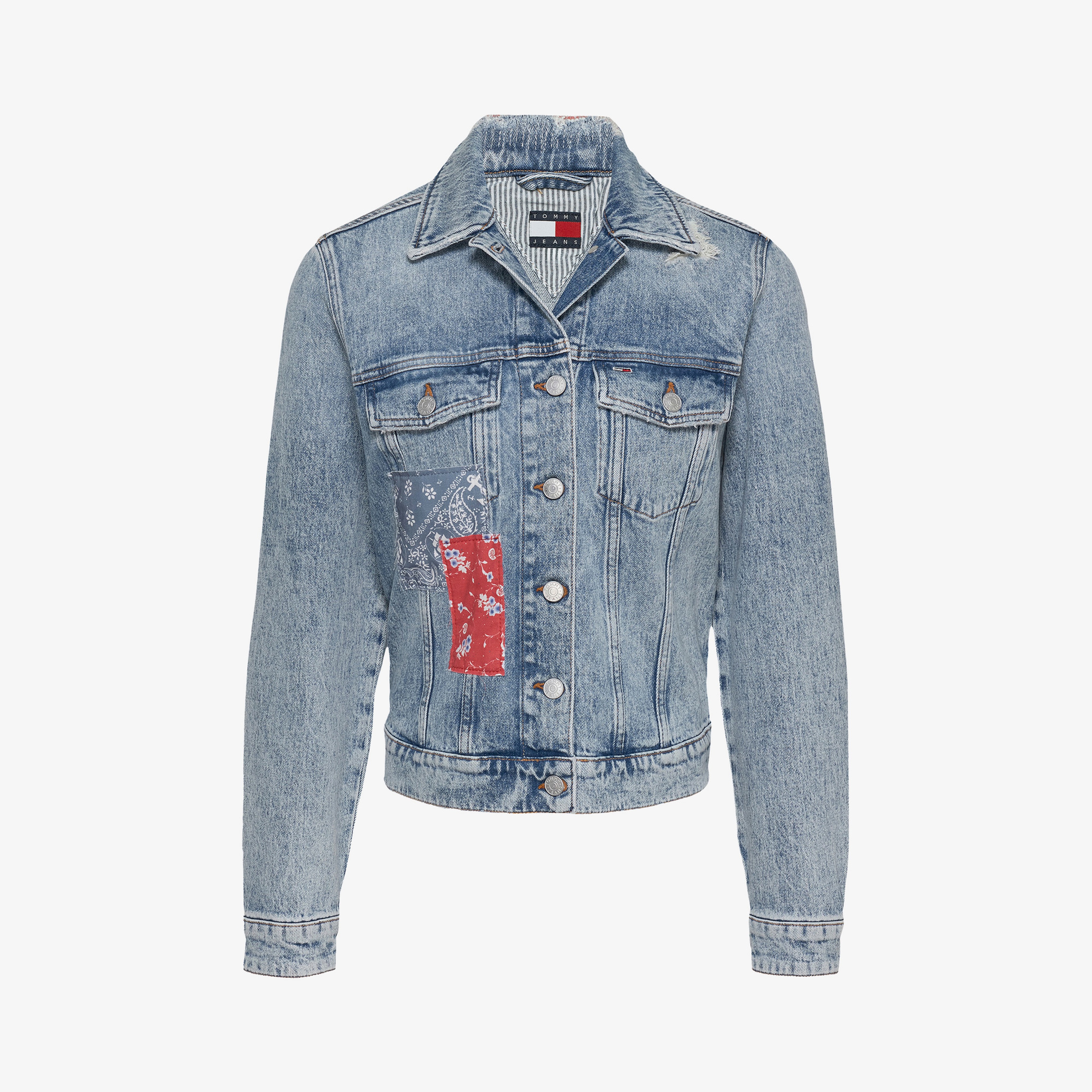 Tommy Jeans Classic Trucker Kadın Denim Mavi Ceket