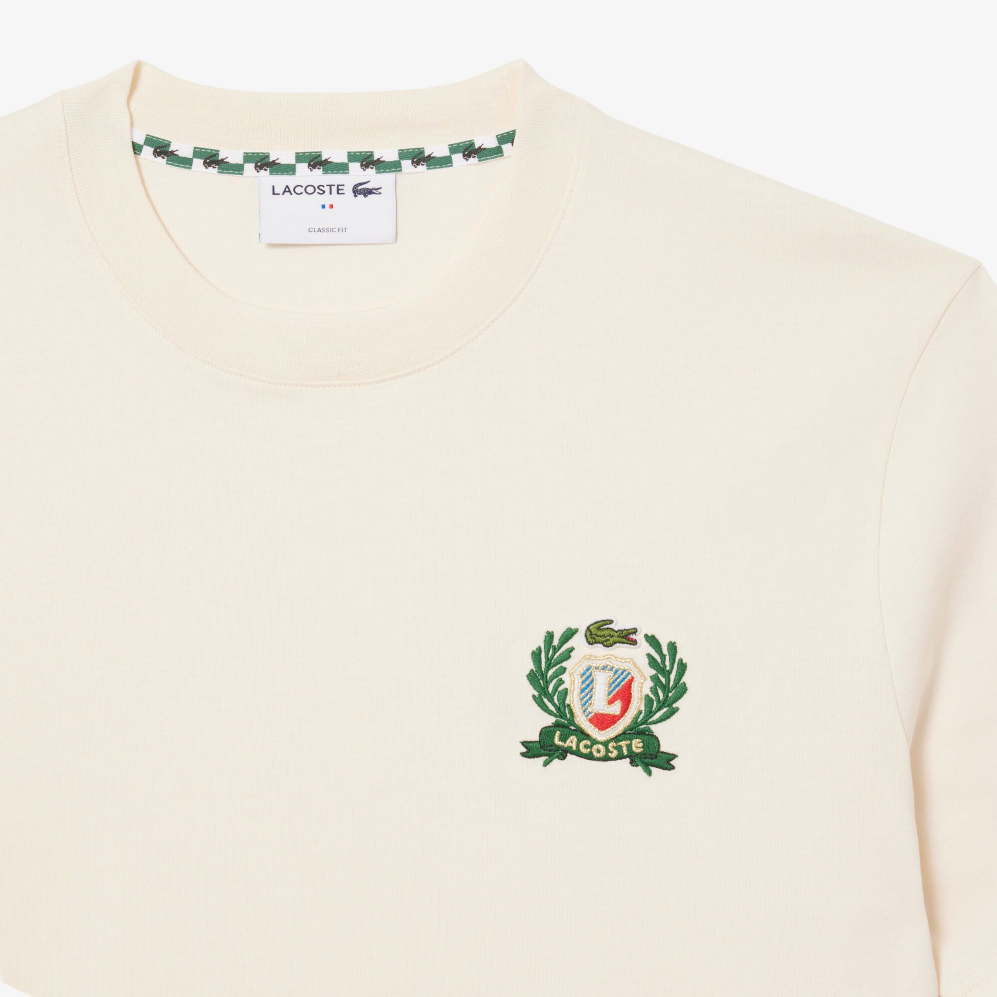 French Made Embroidered Badge T-shirt