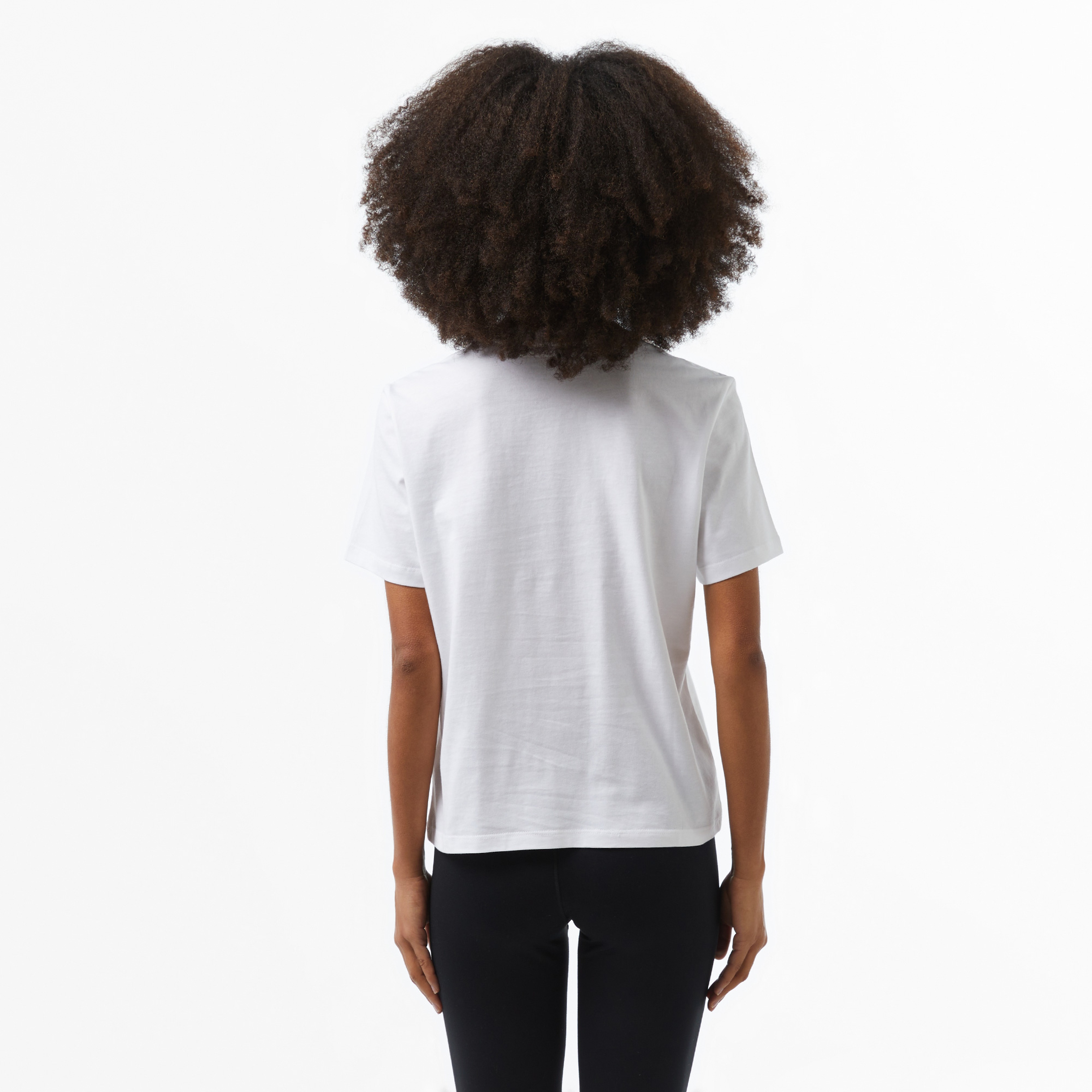 Calvin Klein Jeans Monologo Archive Jersey Kadın Beyaz T-Shirt