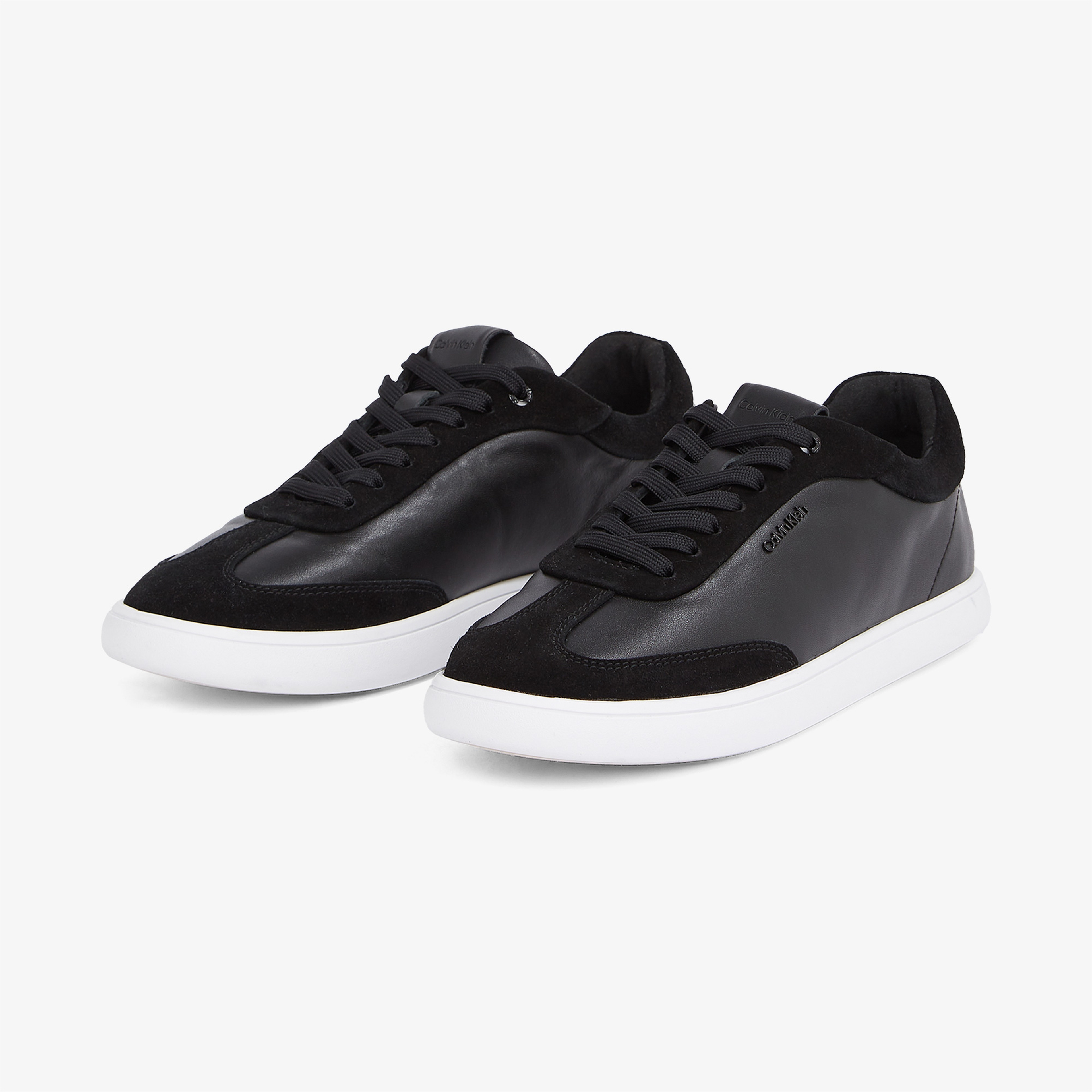 Calvin Klein Cupsole Lace Up - Lth Sue Mix Kadın Siyah Sneaker