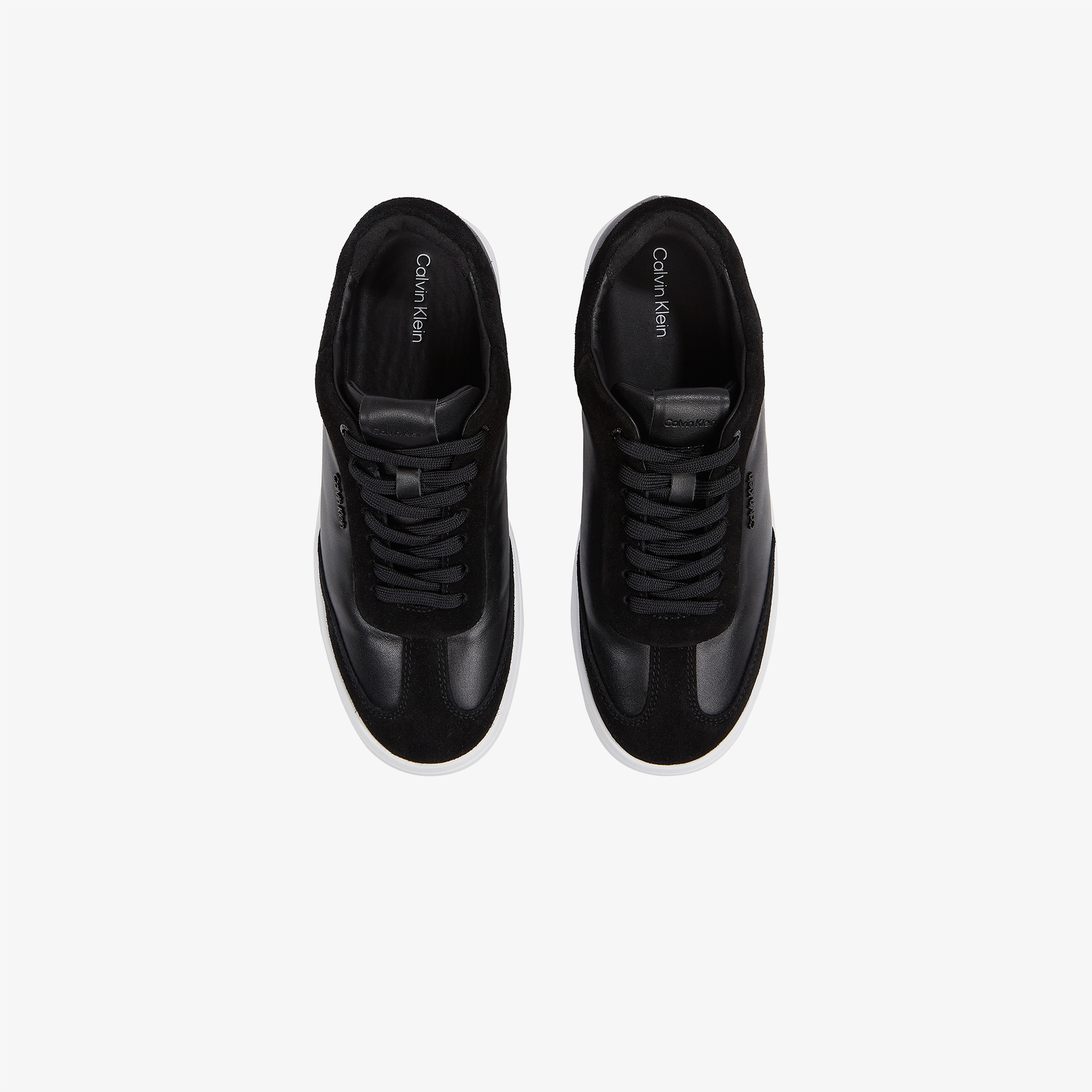 Calvin Klein Cupsole Lace Up - Lth Sue Mix Kadın Siyah Sneaker