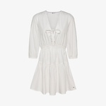 Tommy Hilfiger Kadın Beyaz Elbise