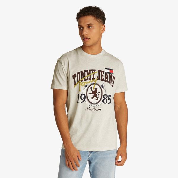Tommy Hilfiger Erkek Bej T-Shirt