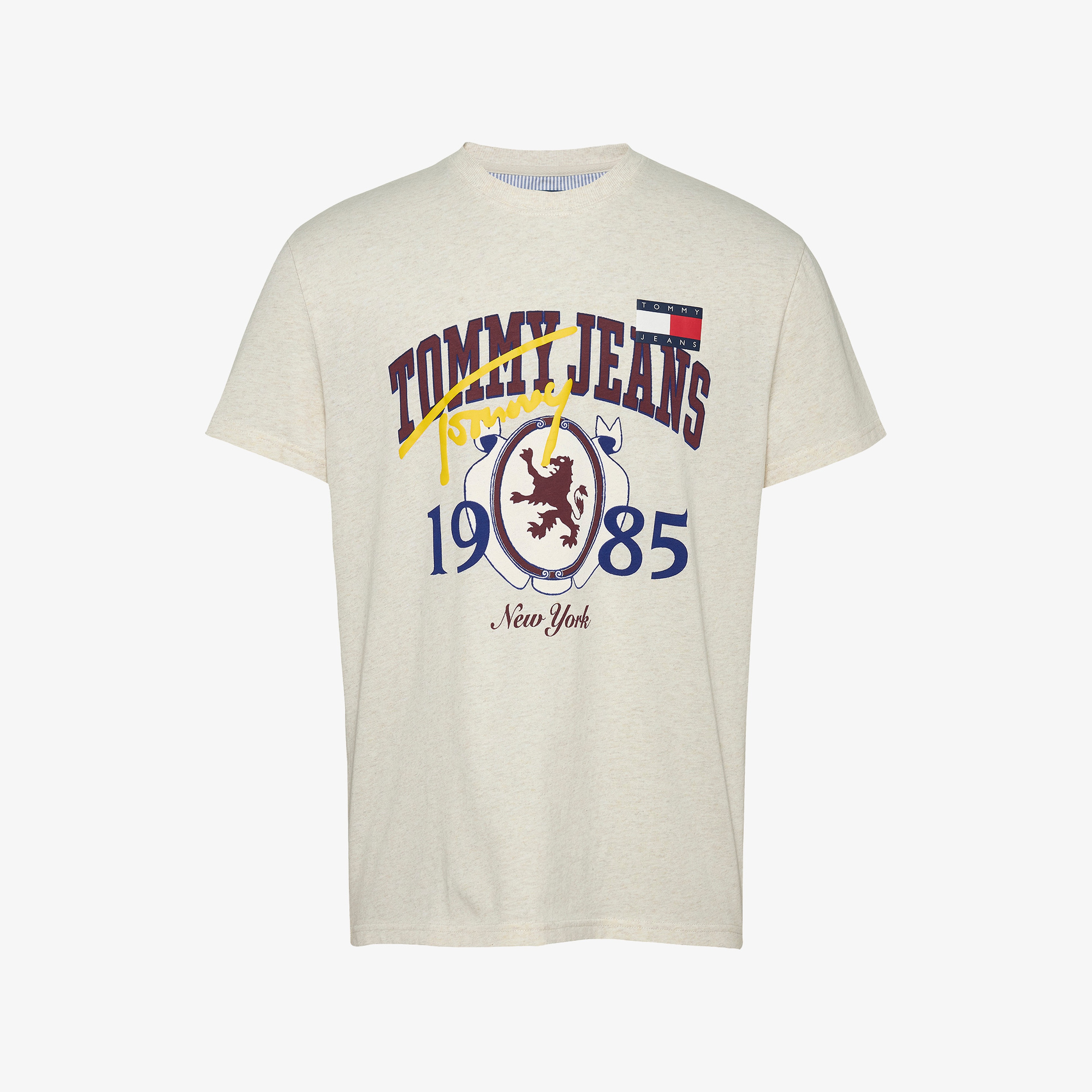 Tommy Hilfiger Erkek Bej T-Shirt