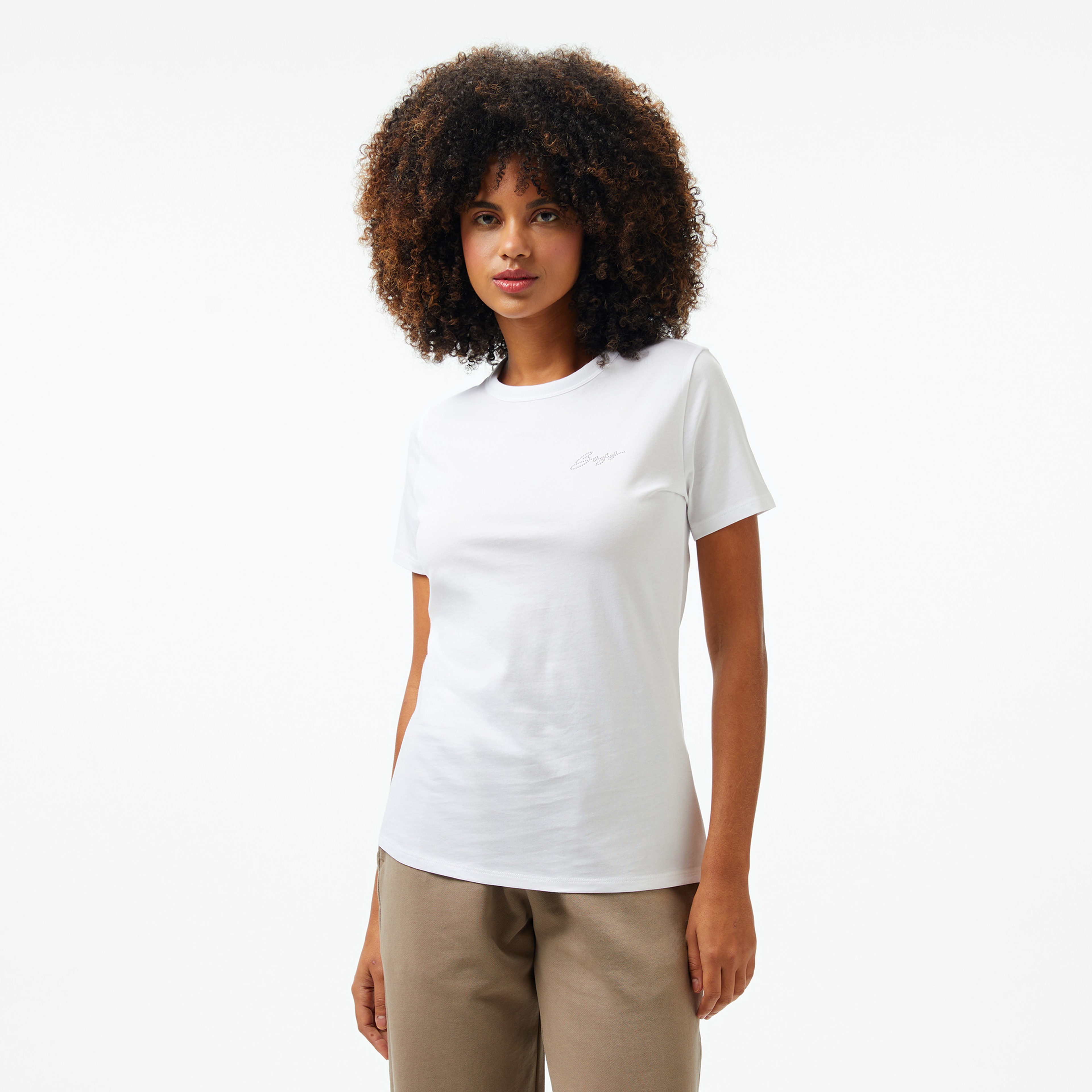Boss Kadın Beyaz T-Shirt