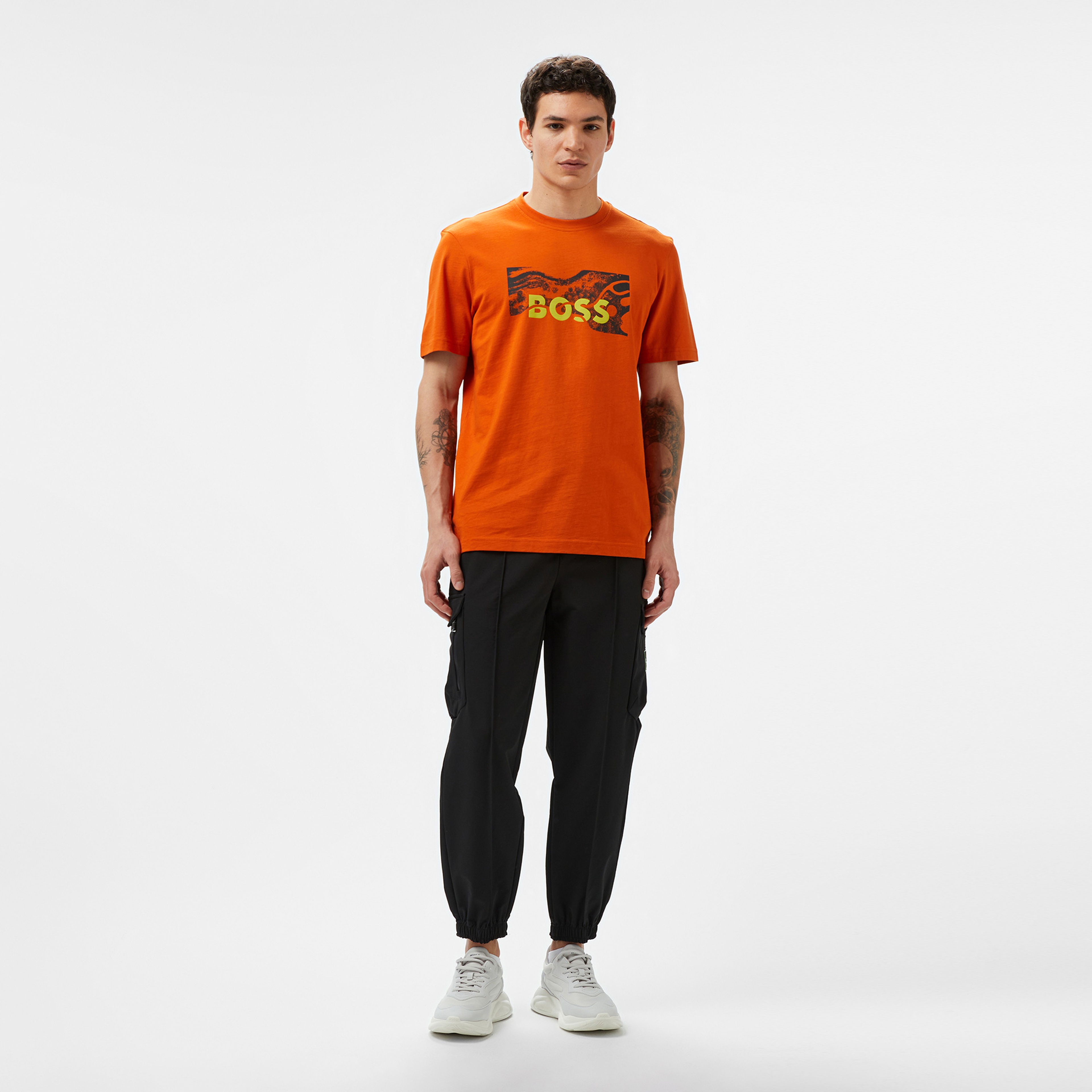 Boss Erkek Turuncu T-Shirt