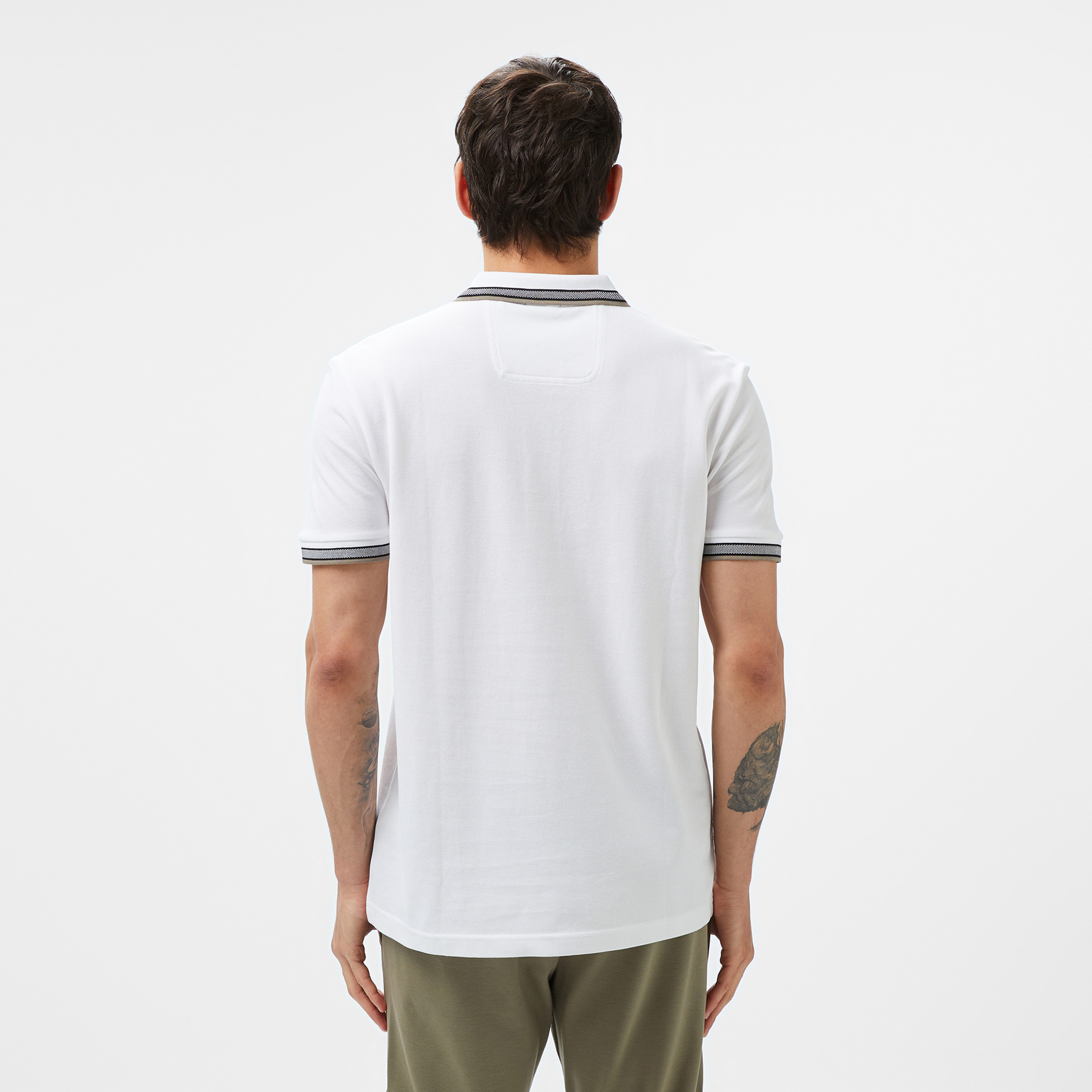 Boss Erkek Beyaz Polo