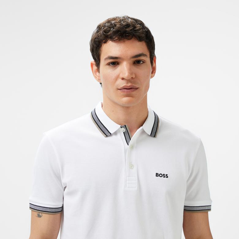Boss Erkek Beyaz Polo