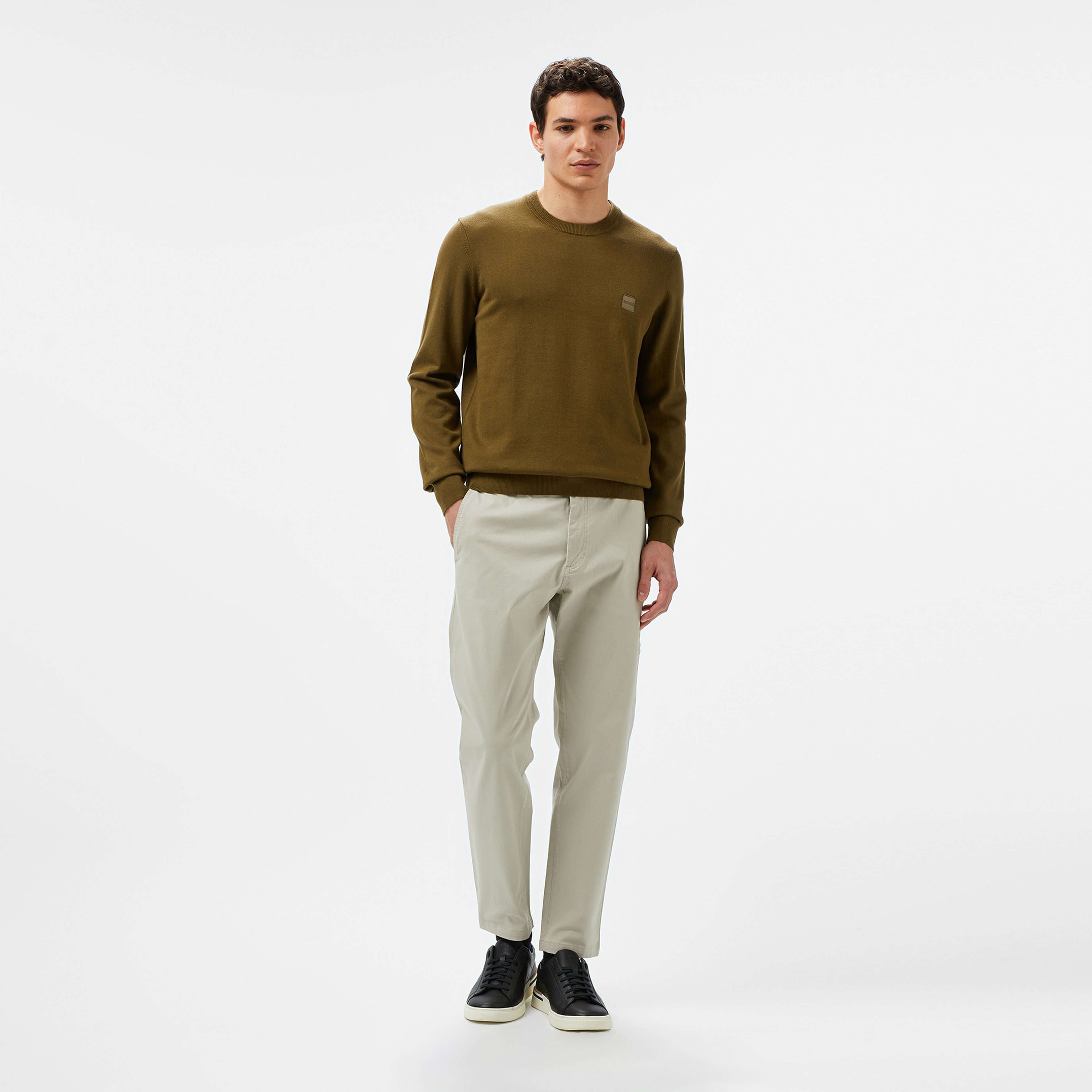 Boss Erkek Yeşil Kazak