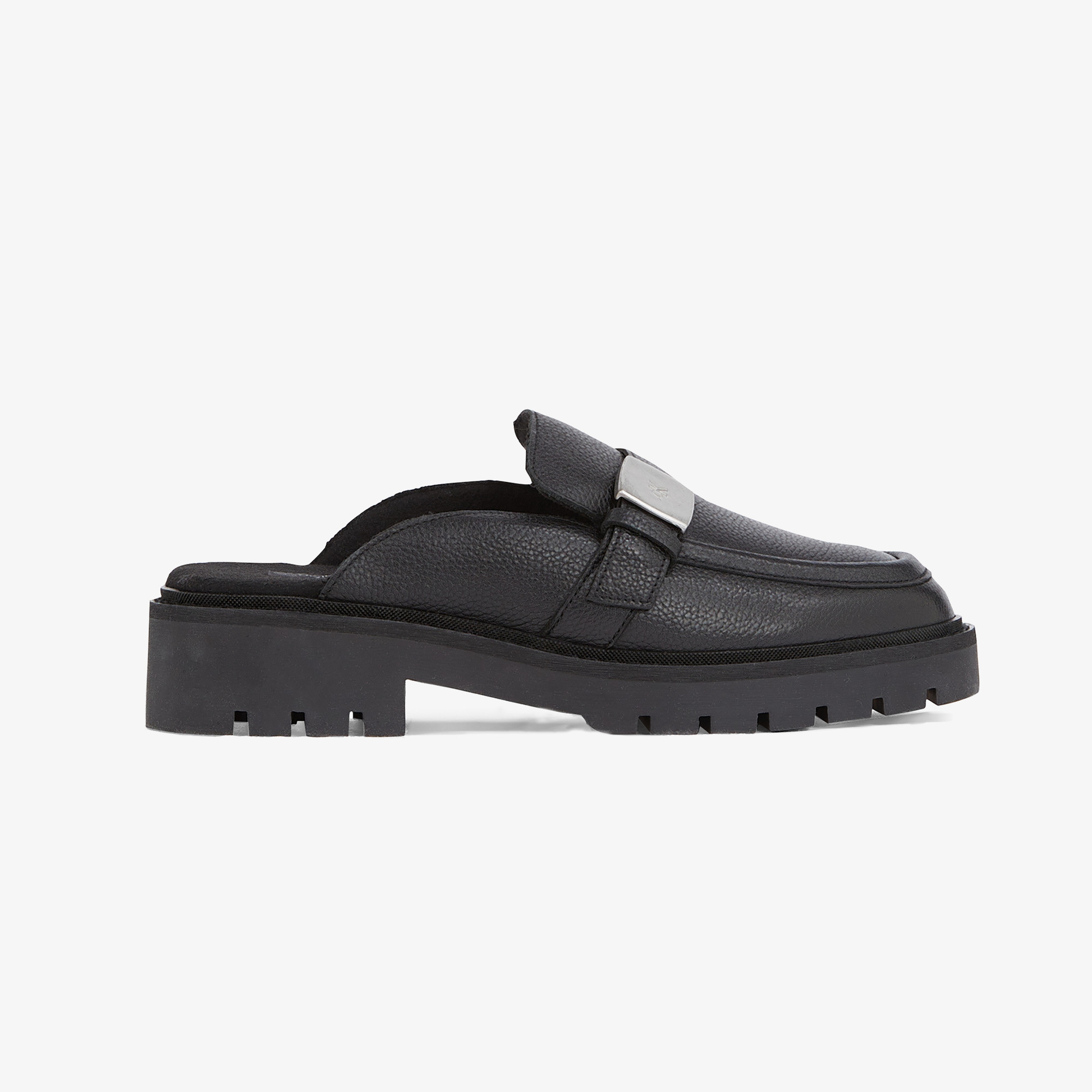 Calvin Klein Flatform Slipon Mg Lth Kadın Siyah Günlük Ayakkabı