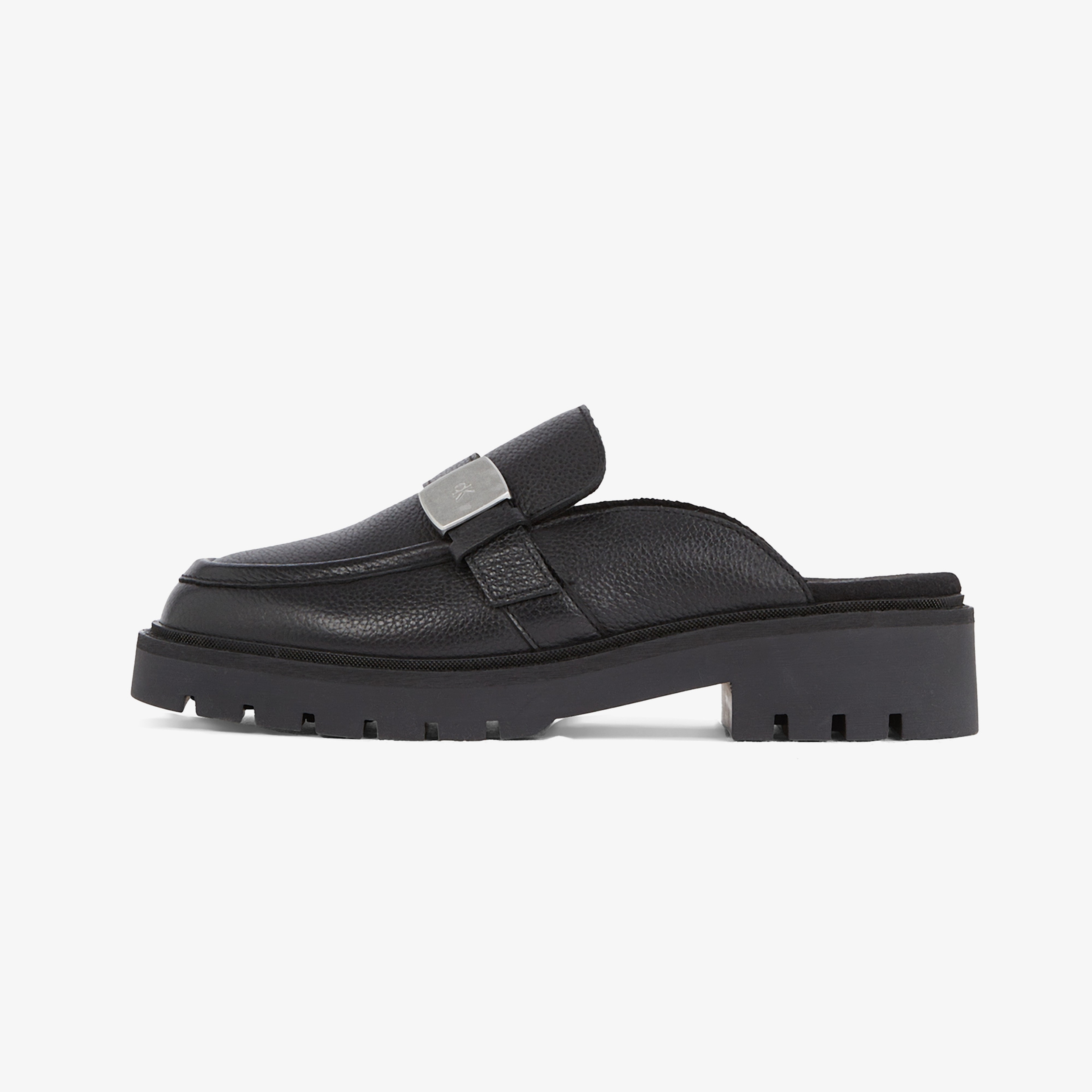 Calvin Klein Flatform Slipon Mg Lth Kadın Siyah Günlük Ayakkabı