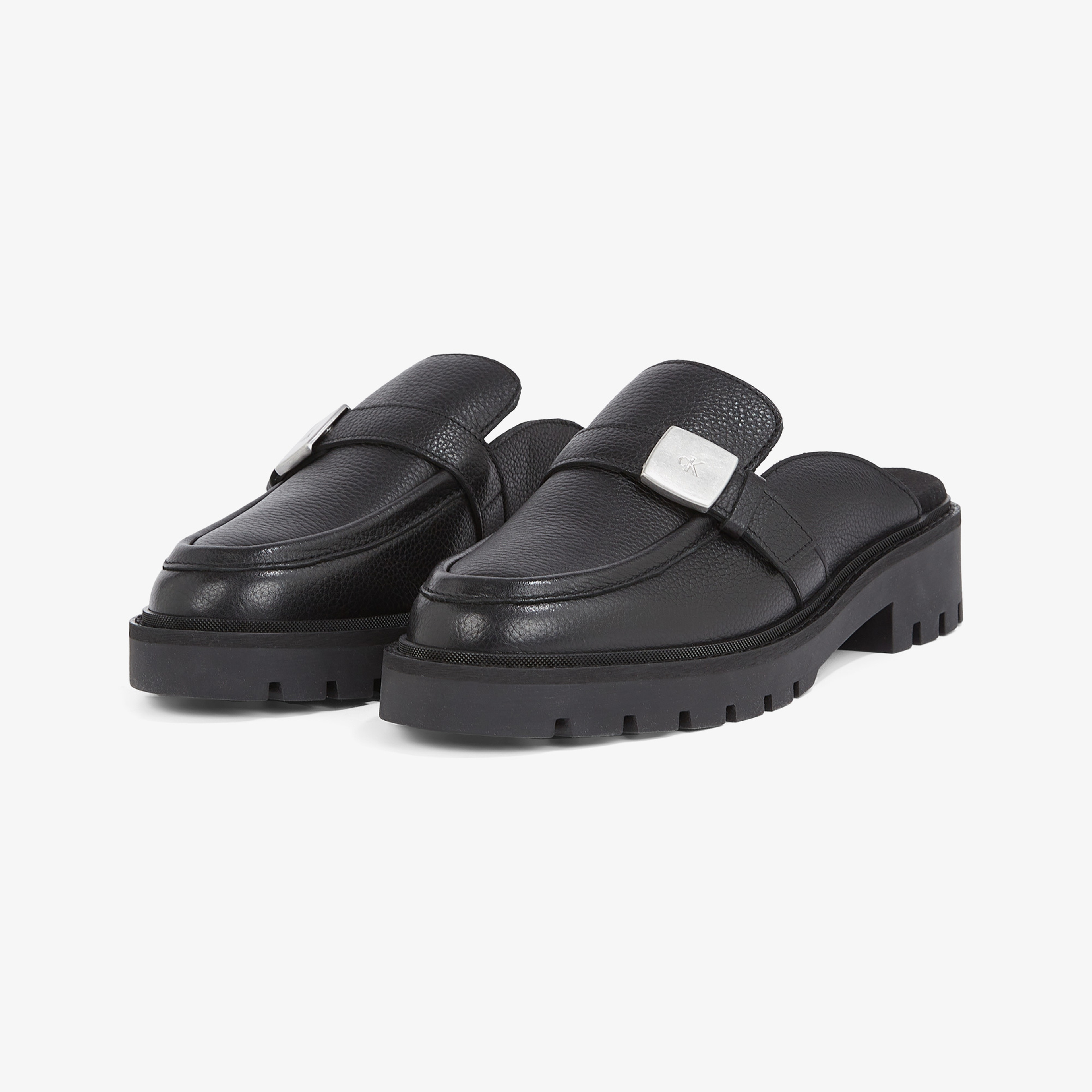 Calvin Klein Flatform Slipon Mg Lth Kadın Siyah Günlük Ayakkabı
