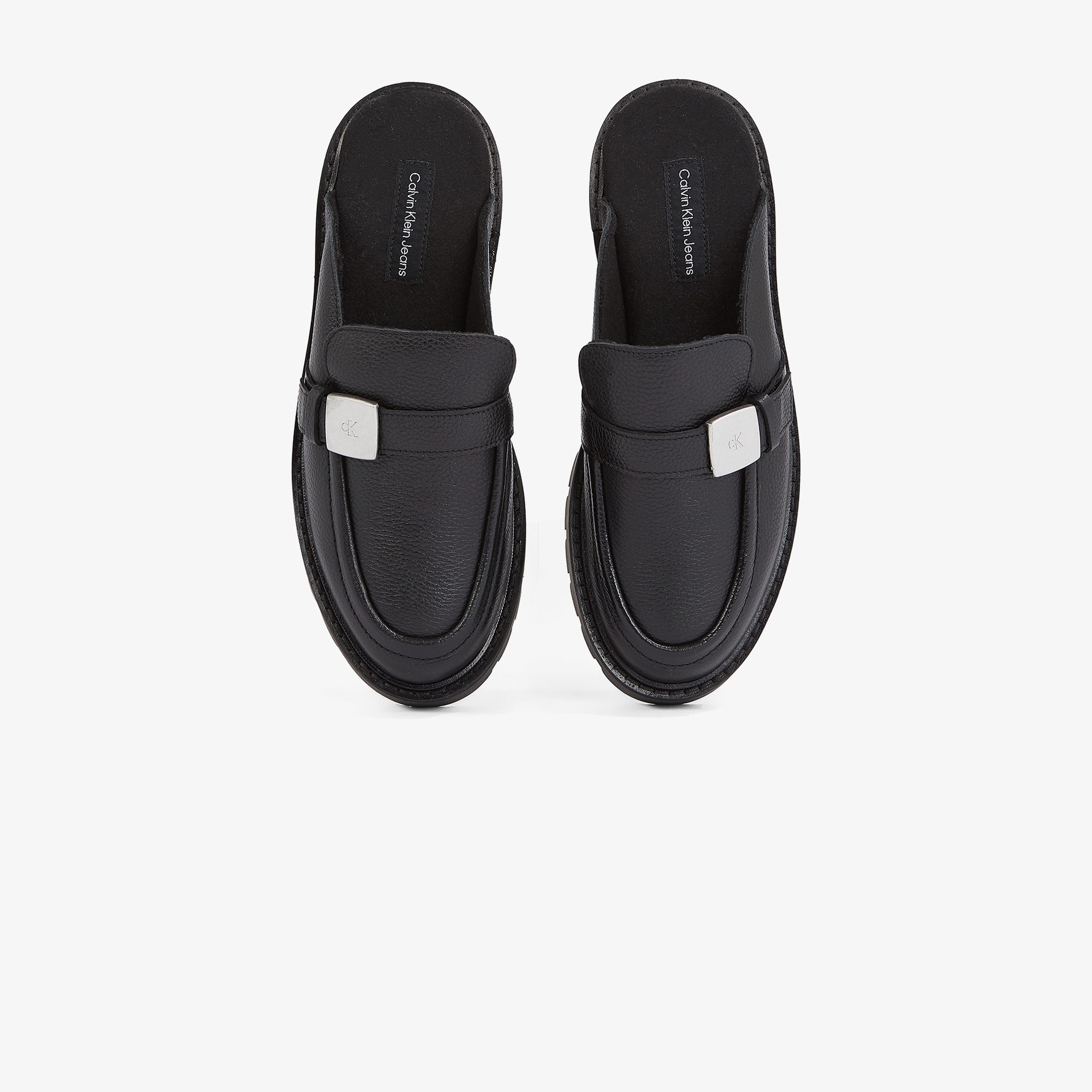 Calvin Klein Flatform Slipon Mg Lth Kadın Siyah Günlük Ayakkabı