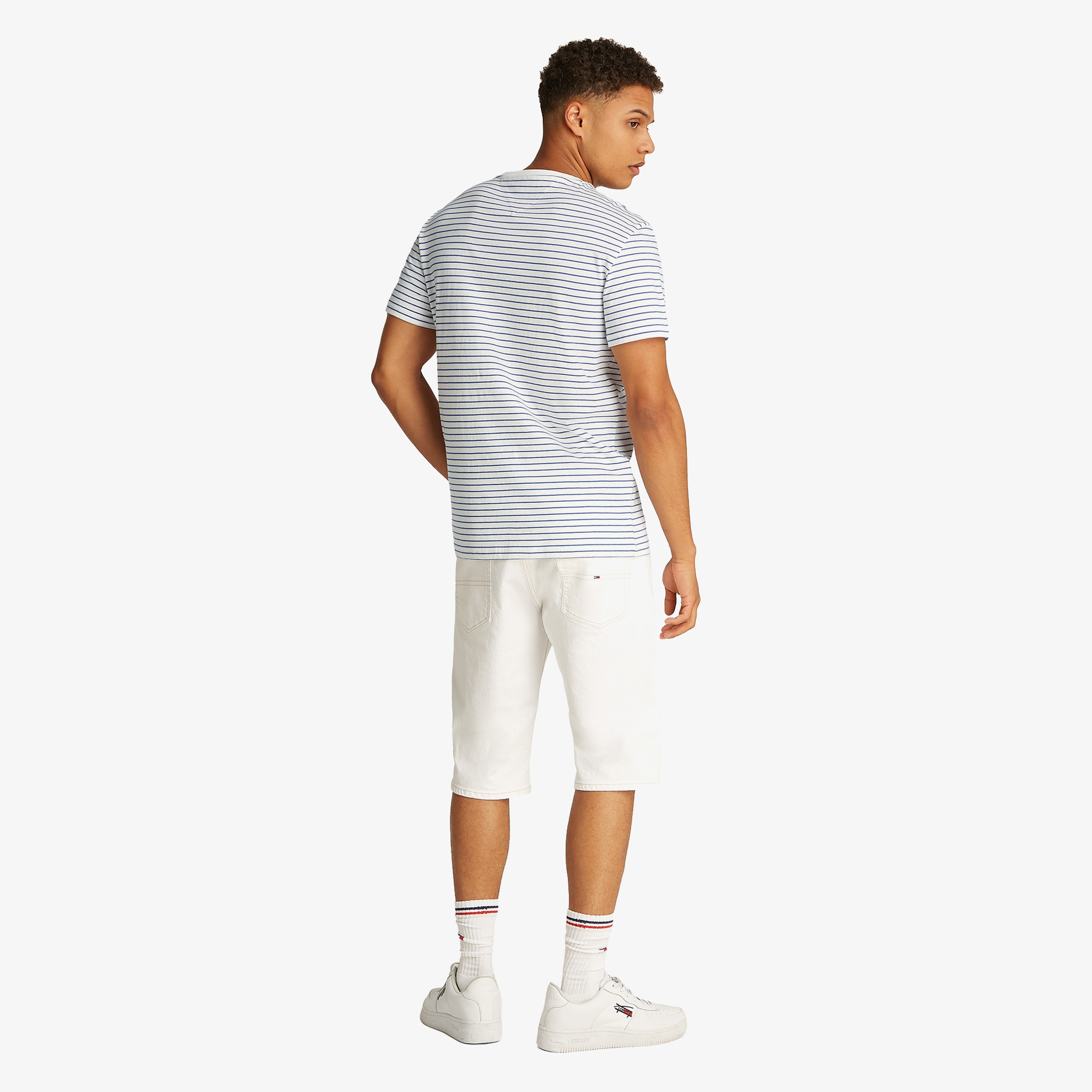 Tommy Hilfiger Erkek Mavi T-Shirt