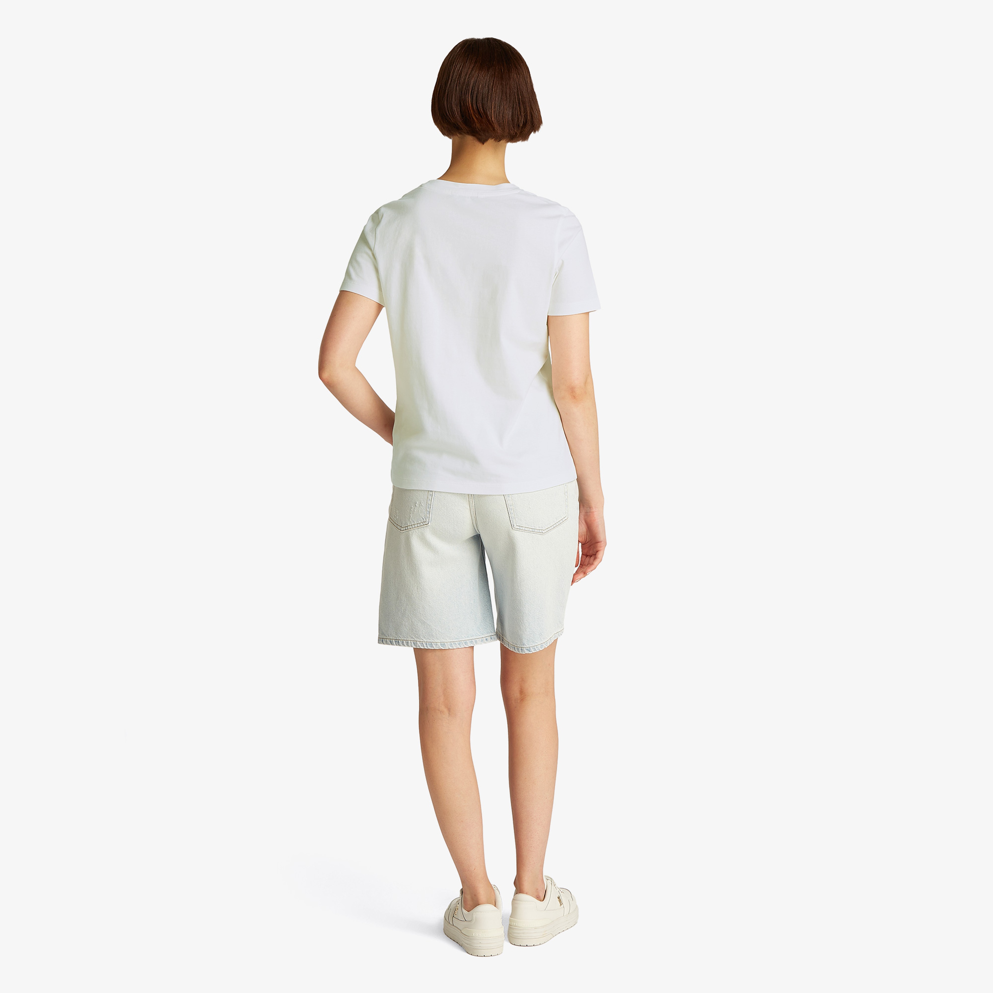 Tommy Hilfiger Kadın Beyaz T-Shirt