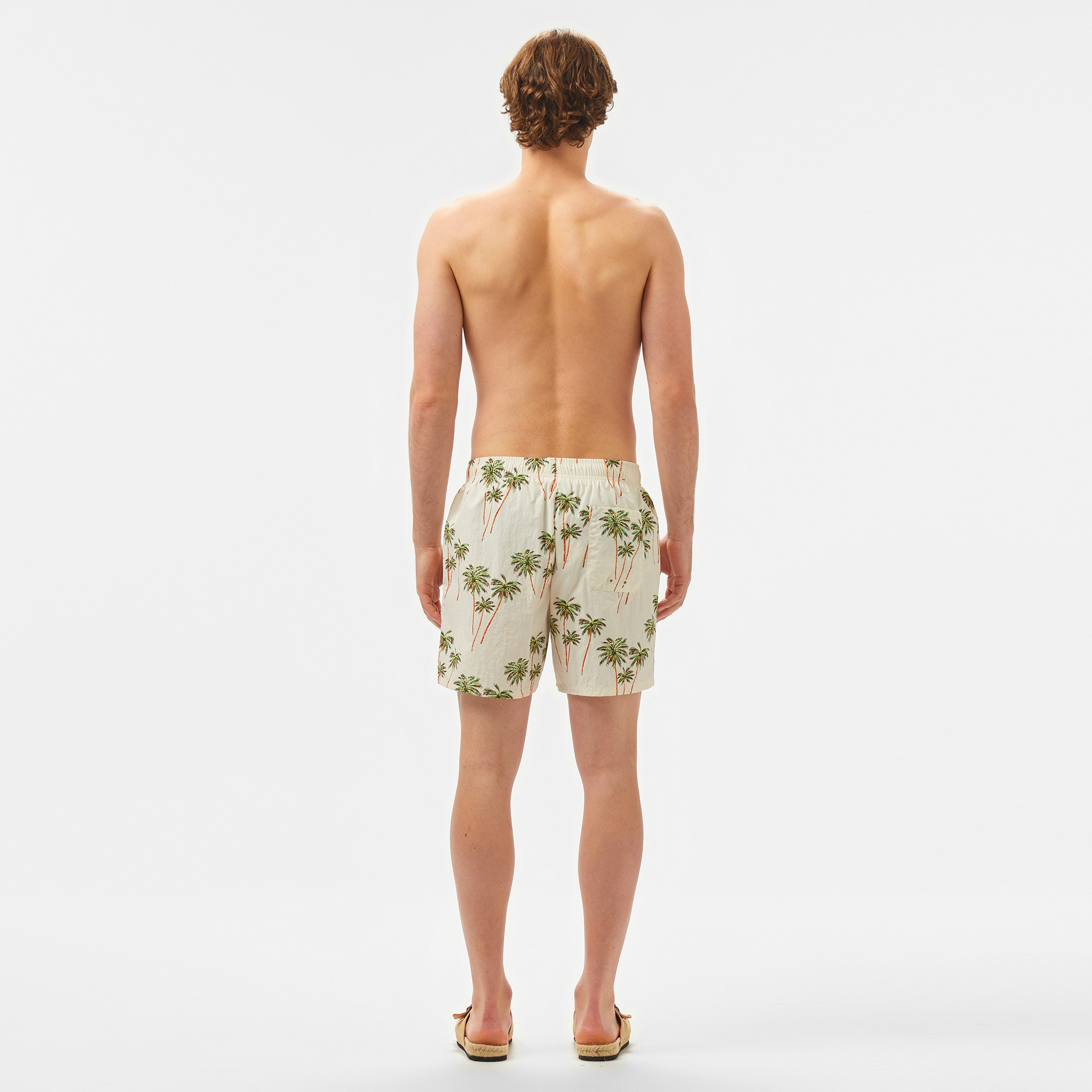 Tommy Hilfiger Erkek Bej Mayo Şort