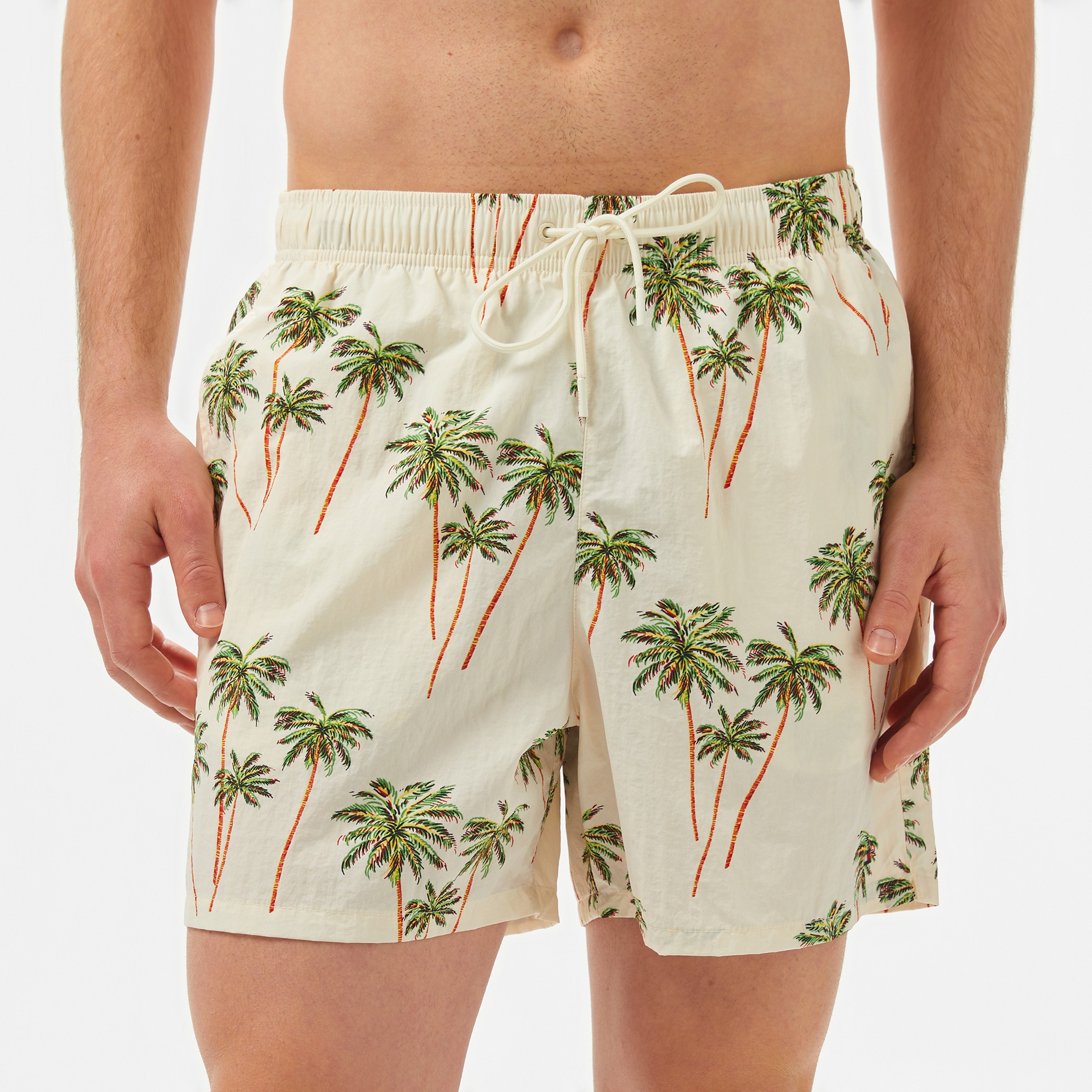 Tommy Hilfiger Erkek Bej Mayo Şort