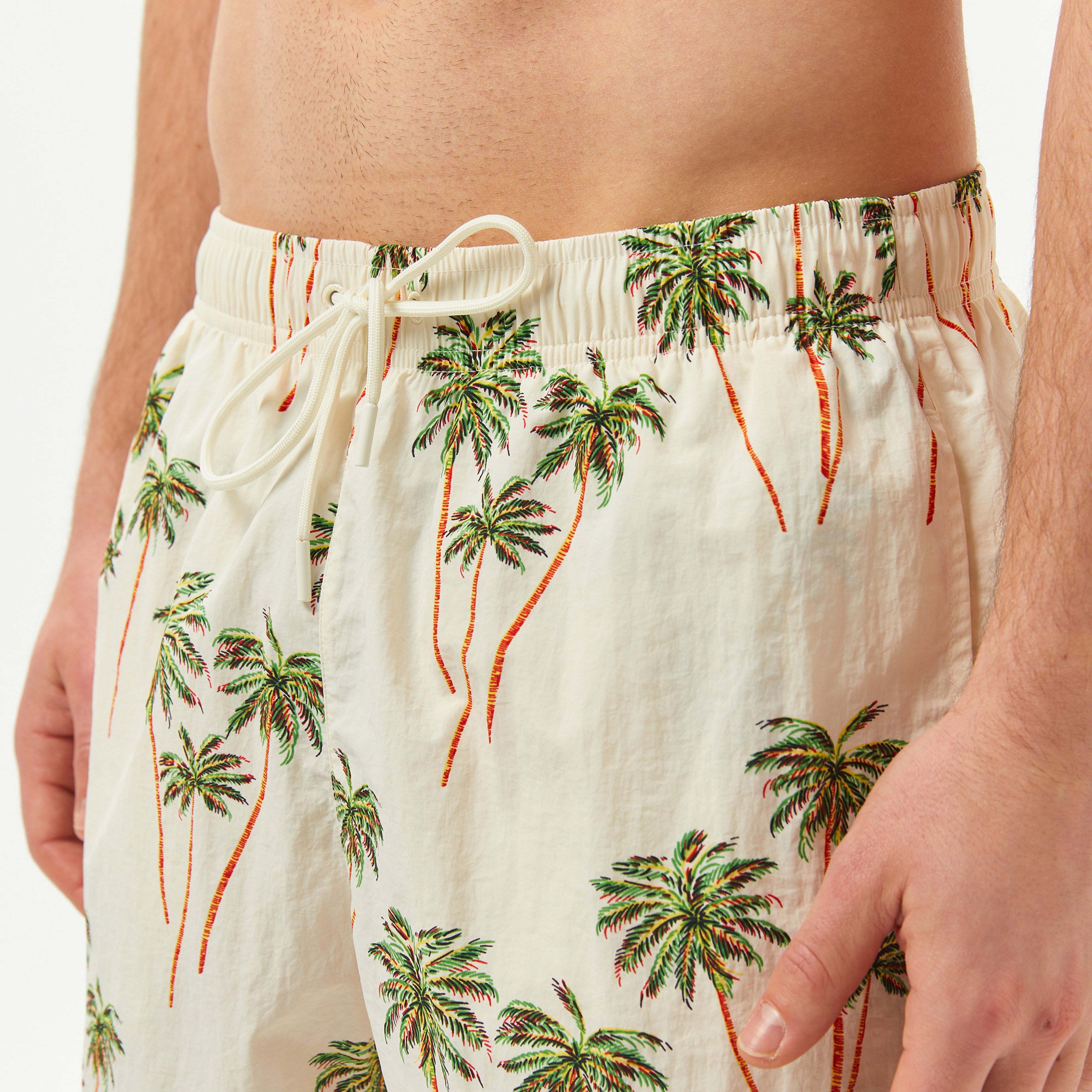 Tommy Hilfiger Erkek Bej Mayo Şort