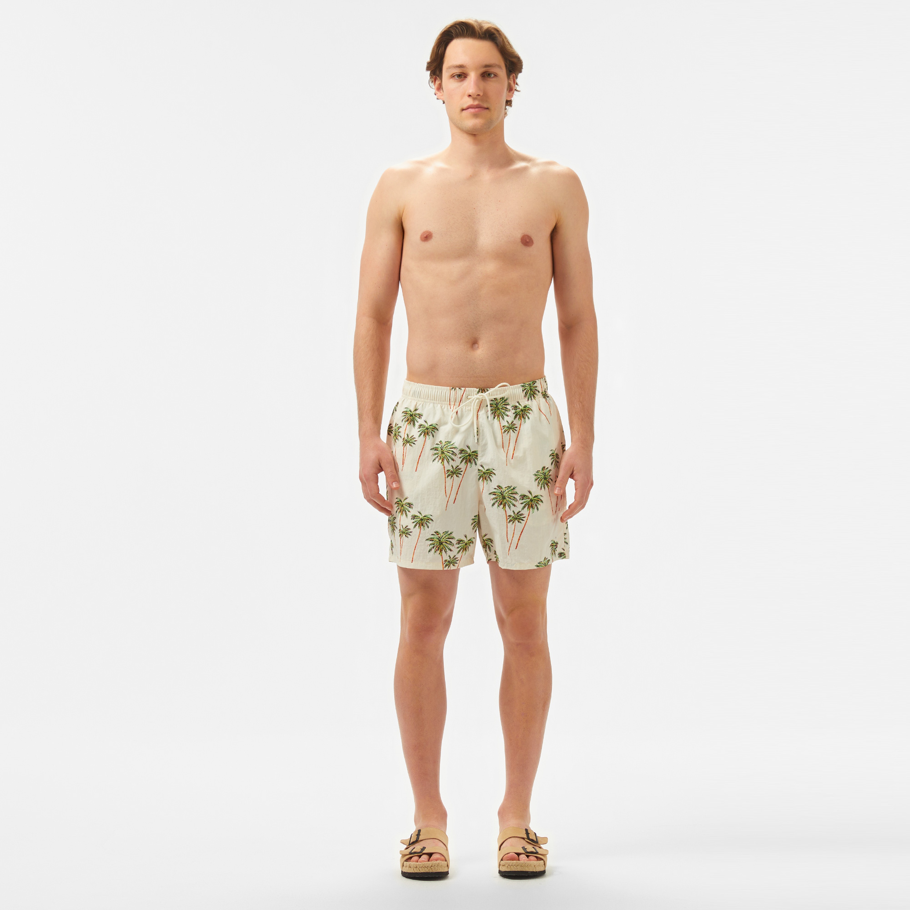 Tommy Hilfiger Erkek Bej Mayo Şort