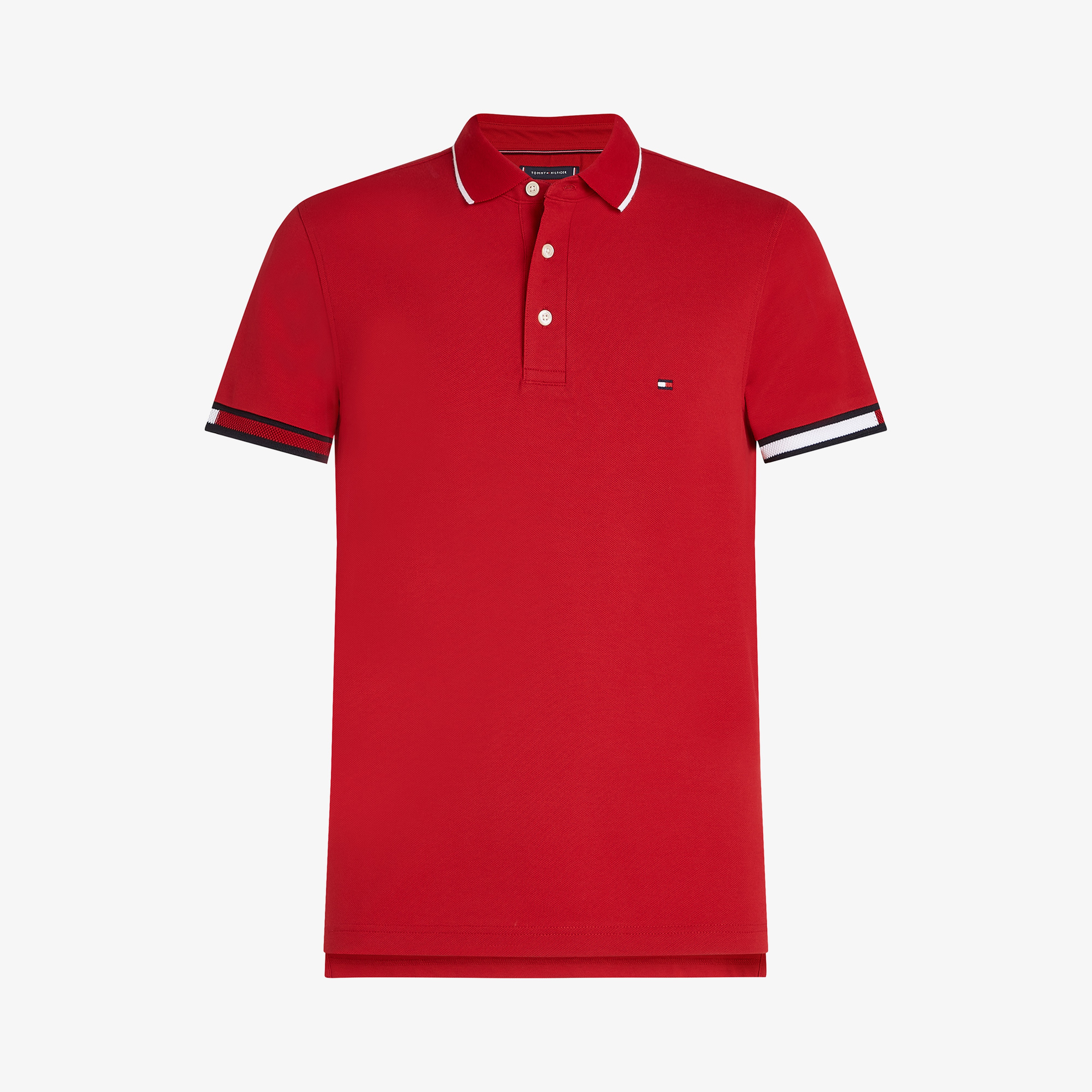 Tommy Hilfiger Erkek Kırmızı Polo