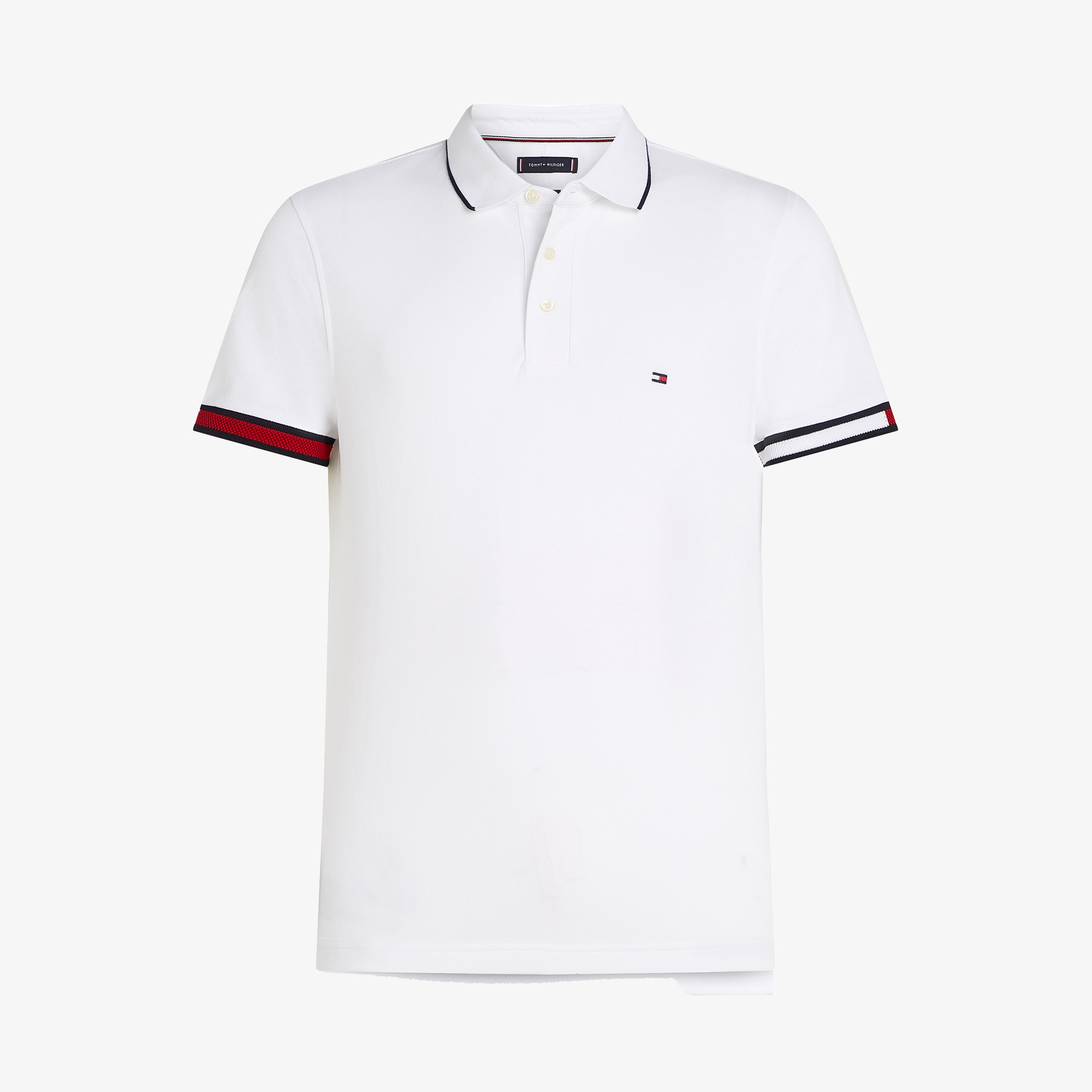 Tommy Hilfiger Erkek Beyaz Polo