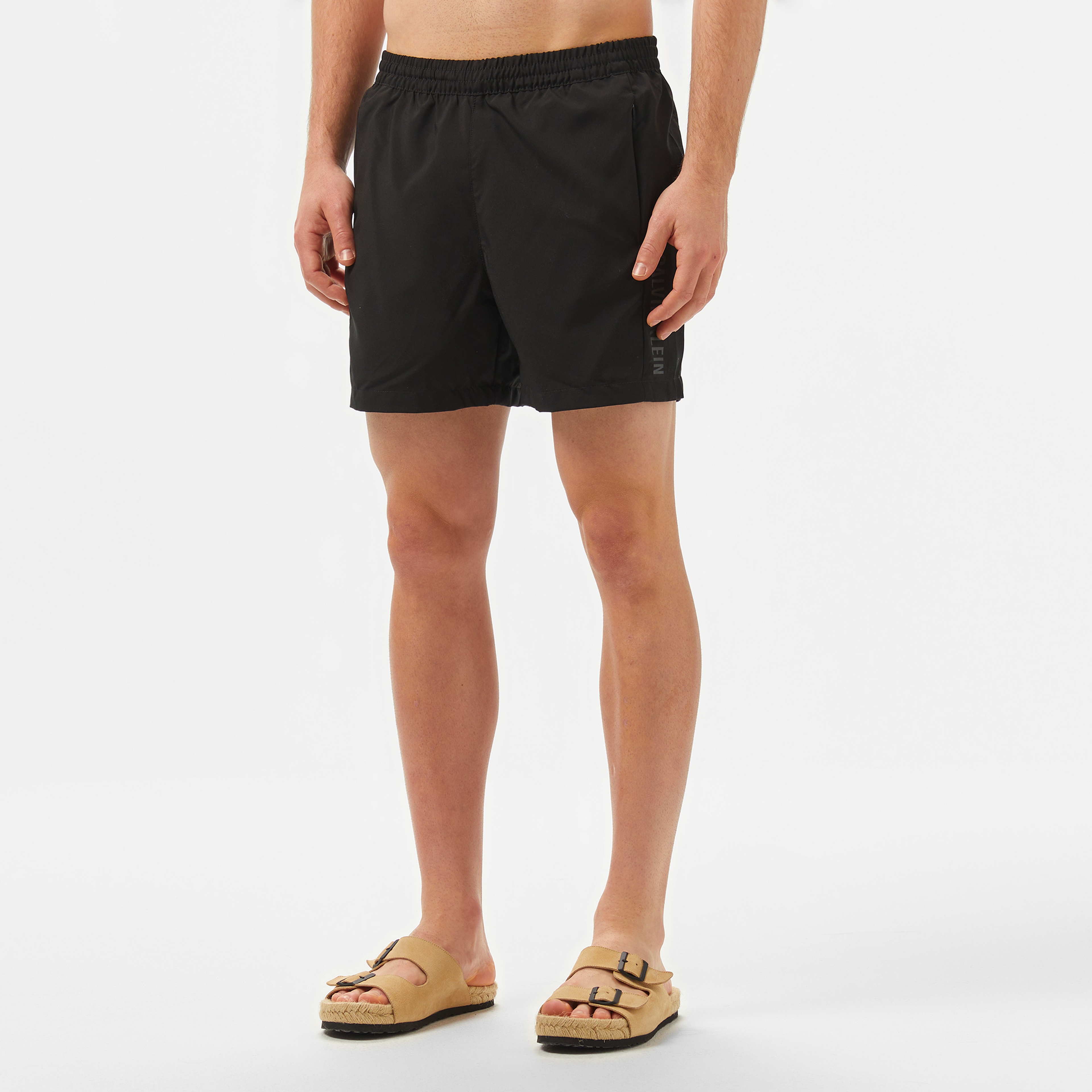 Calvin Klein Medium Drawstring Active Erkek Siyah Mayo