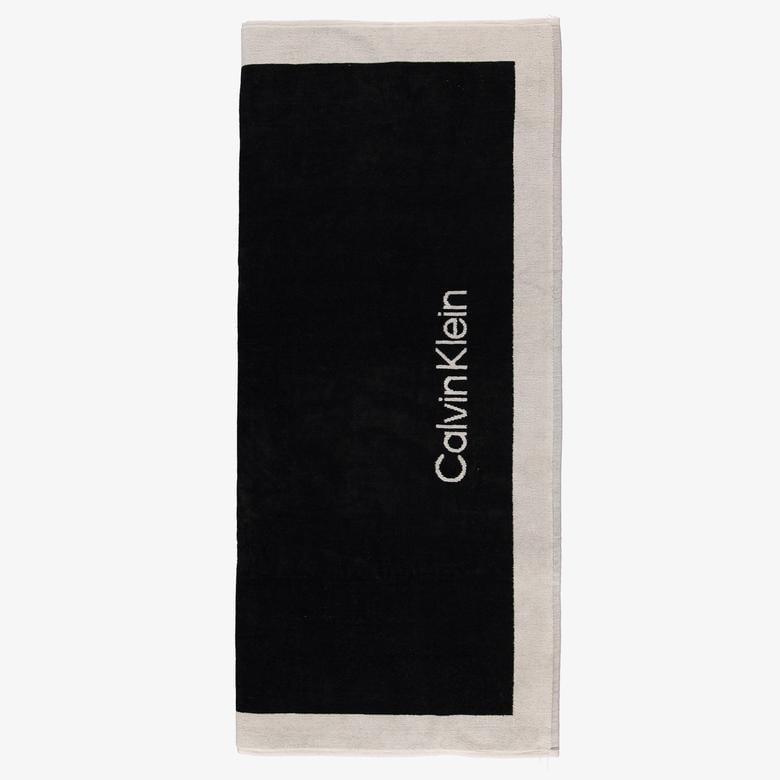 Calvin Klein Unisex Siyah Havlu