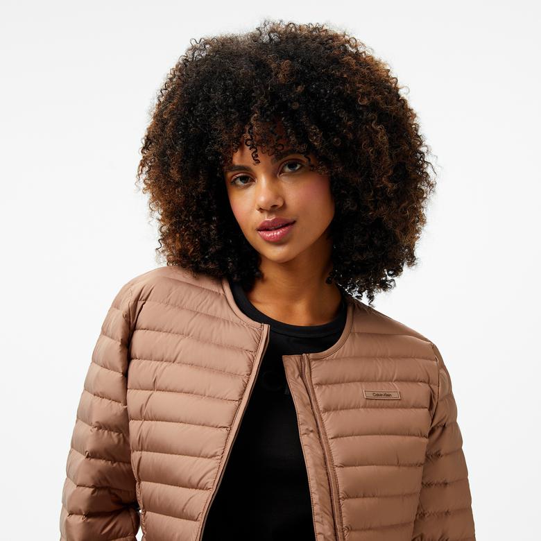 Calvin Klein Paable Super Lw Padded Jaet Kadın Kahverengi Ceket