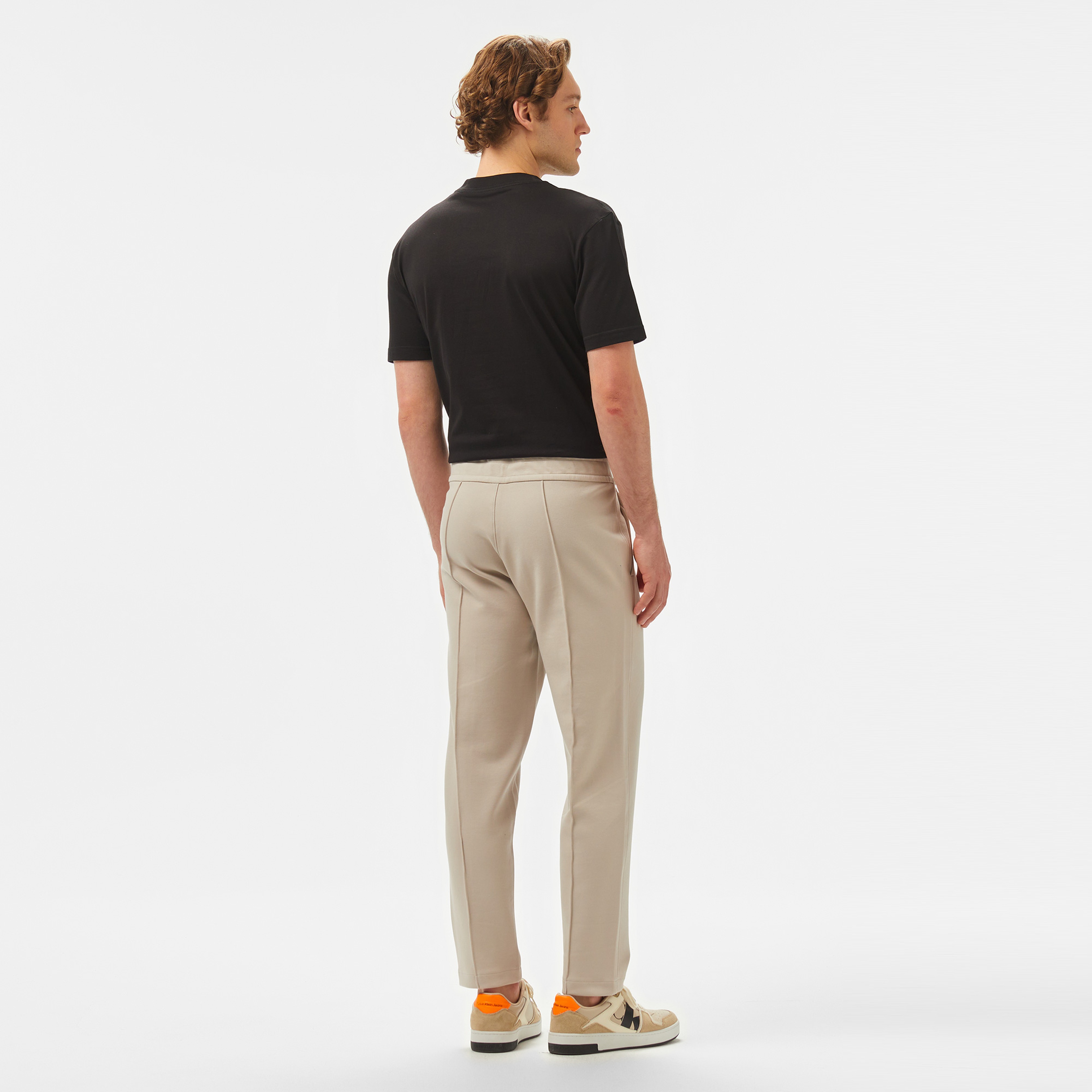 Calvin Klein Tech İnterlo Sweats Erkek Gri Eşofman Altı