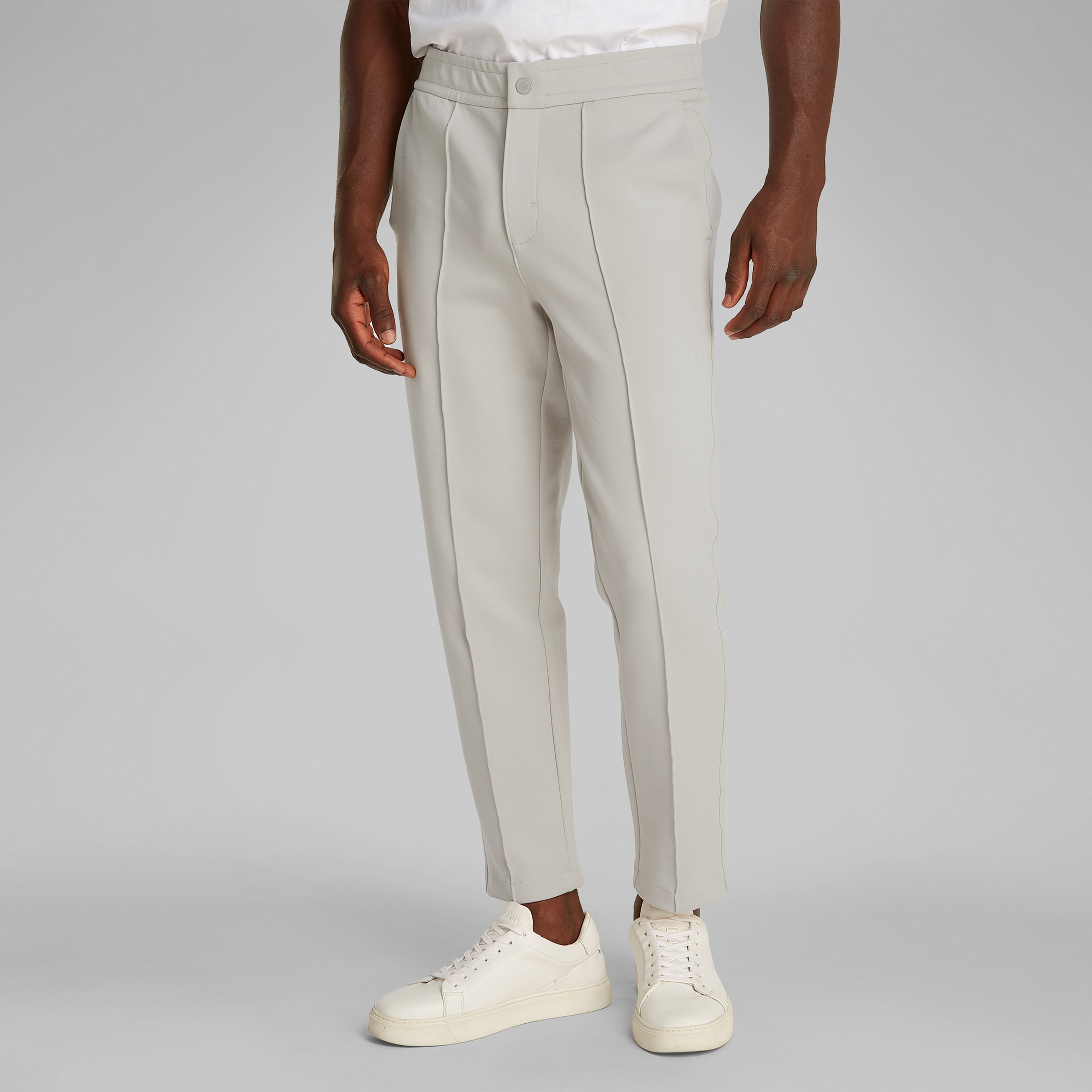 Calvin Klein Tech İnterlo Sweats Erkek Gri Eşofman Altı