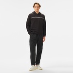 Calvin Klein Split Line Logo Erkek Siyah Sweatshirt