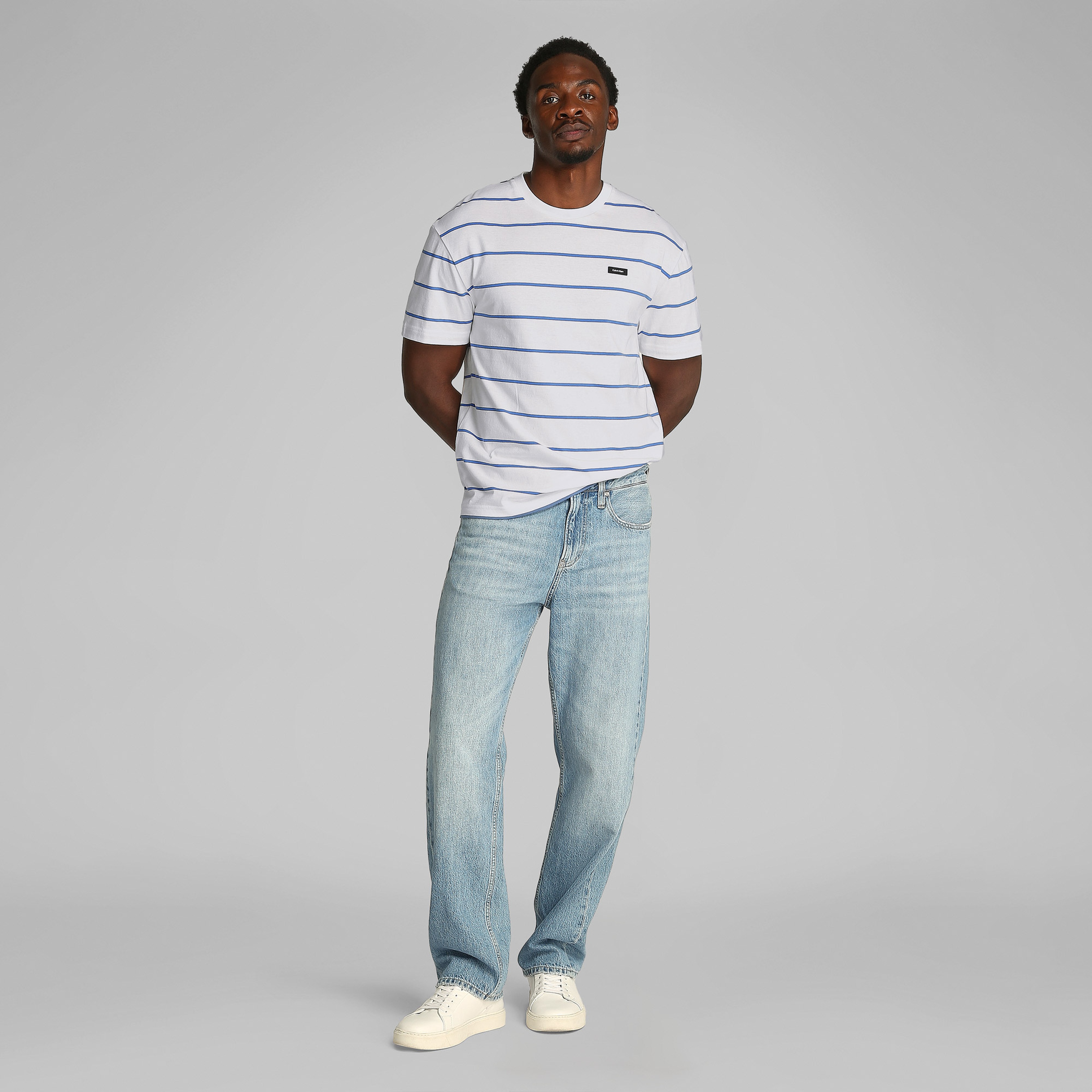 Calvin Klein Erkek Mavi T-Shirt