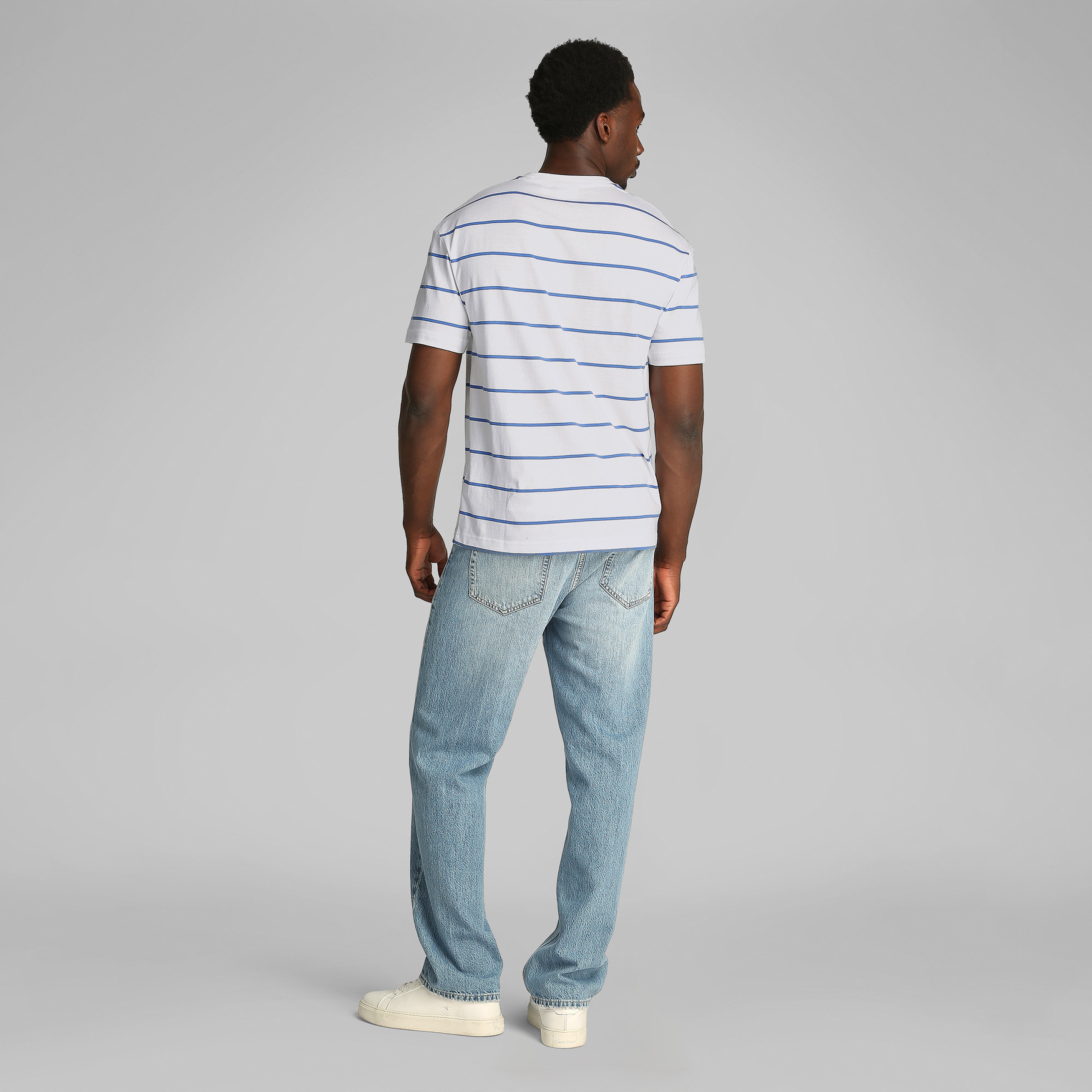Calvin Klein Erkek Mavi T-Shirt