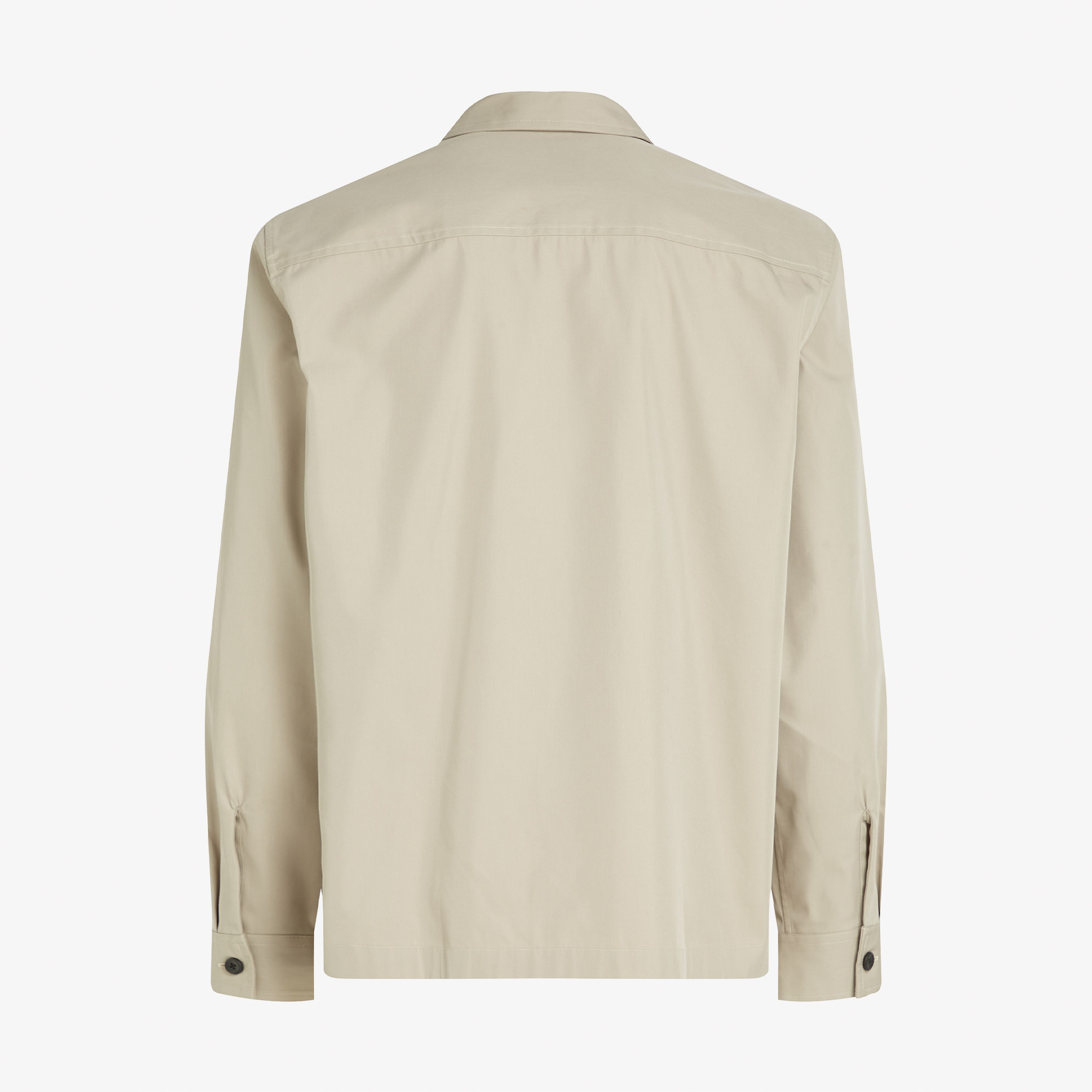 Calvin Klein Cotton Blend Over Erkek Bej Gömlek