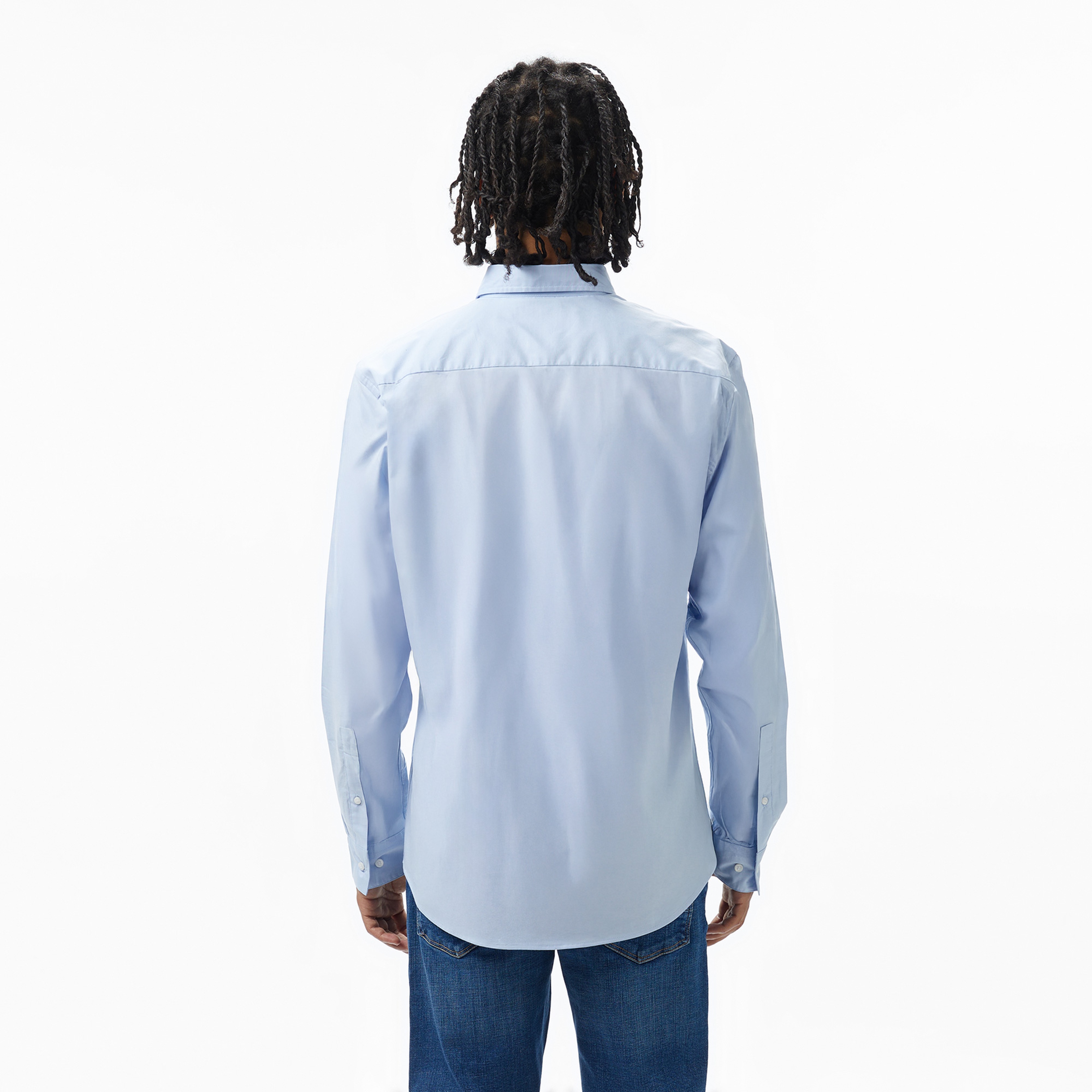 Calvin Klein Oxford Regular Shirt Erkek Mavi Gömlek