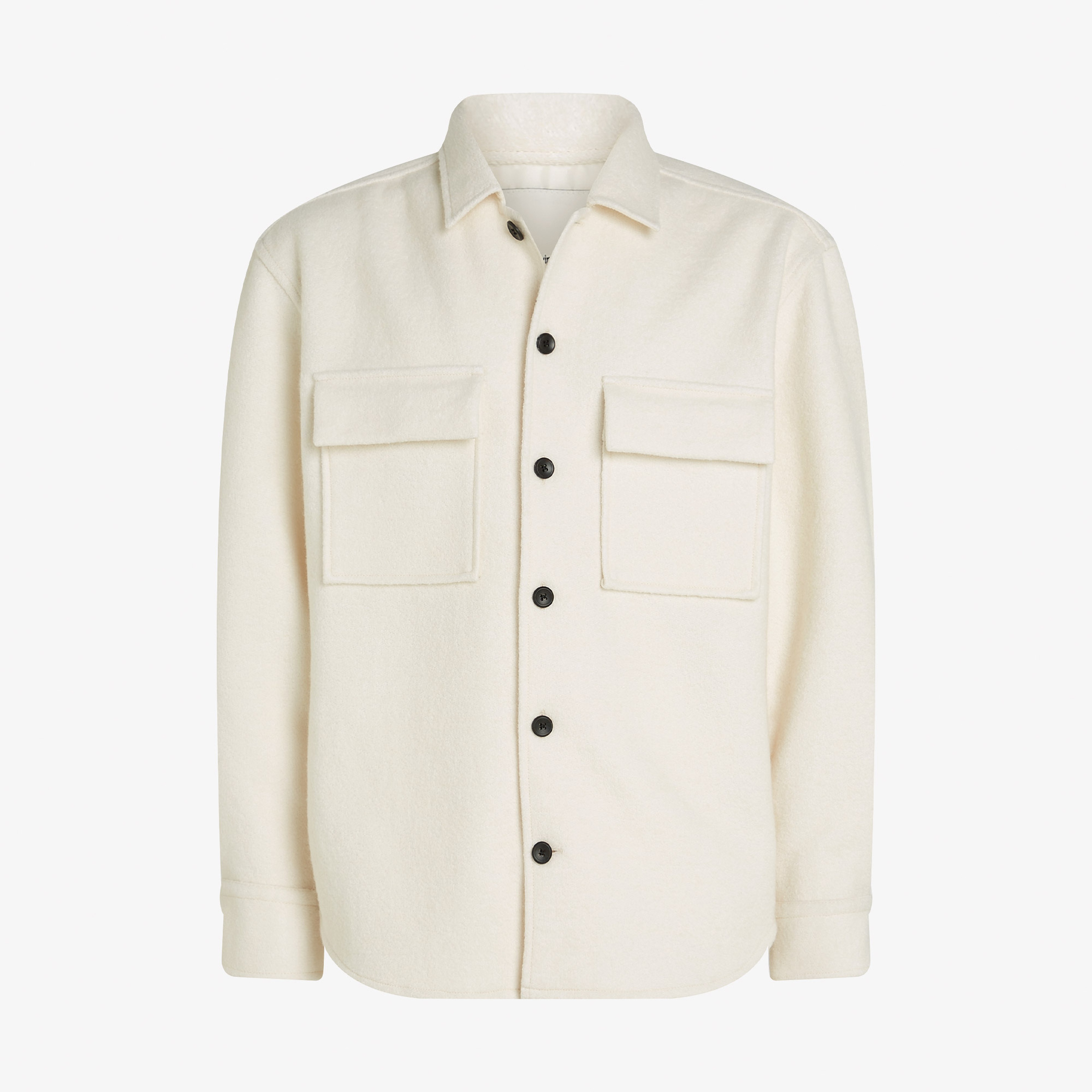 Calvin Klein Boucle Heavyweight Over Erkek Beyaz Gömlek