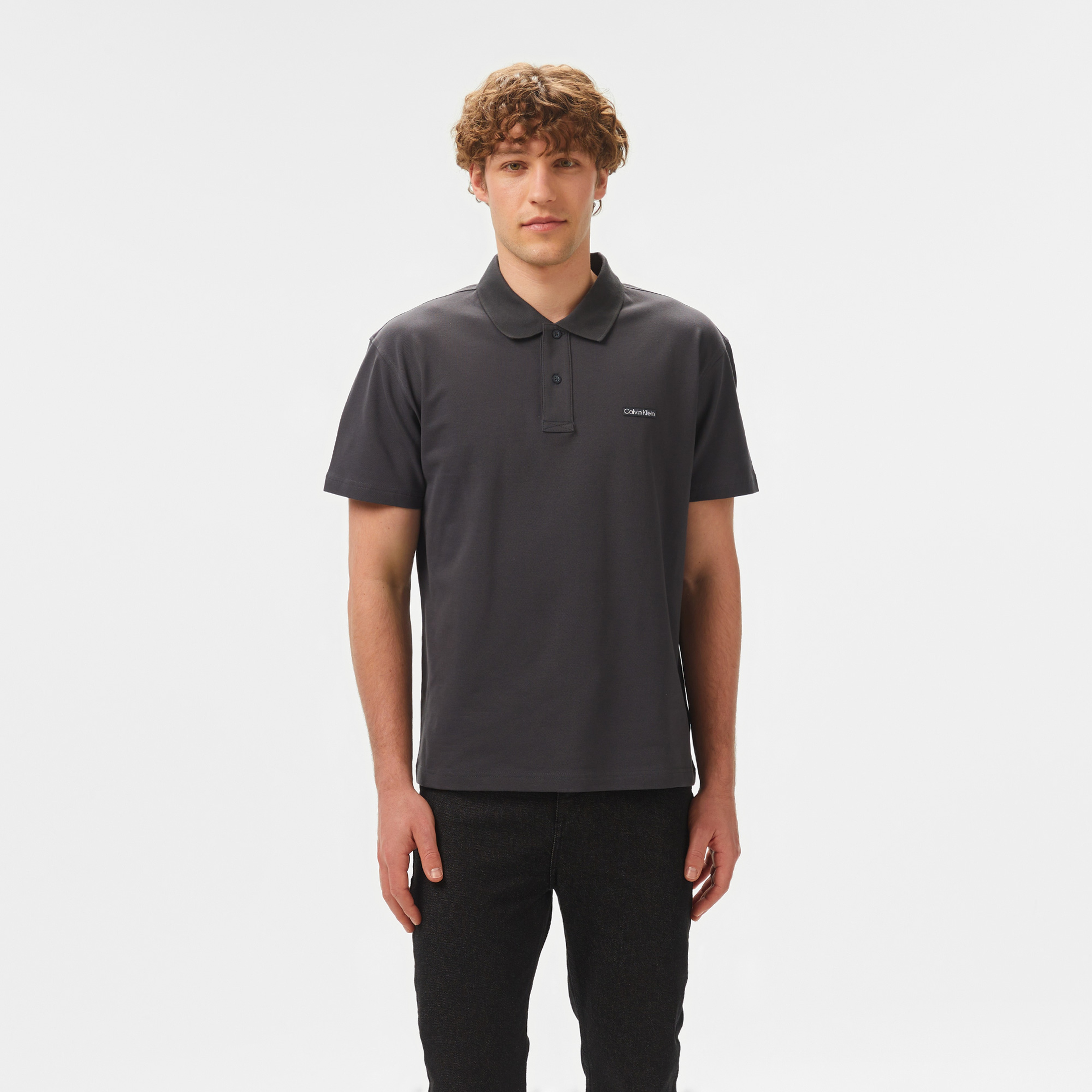 Calvin Klein Erkek Siyah Polo