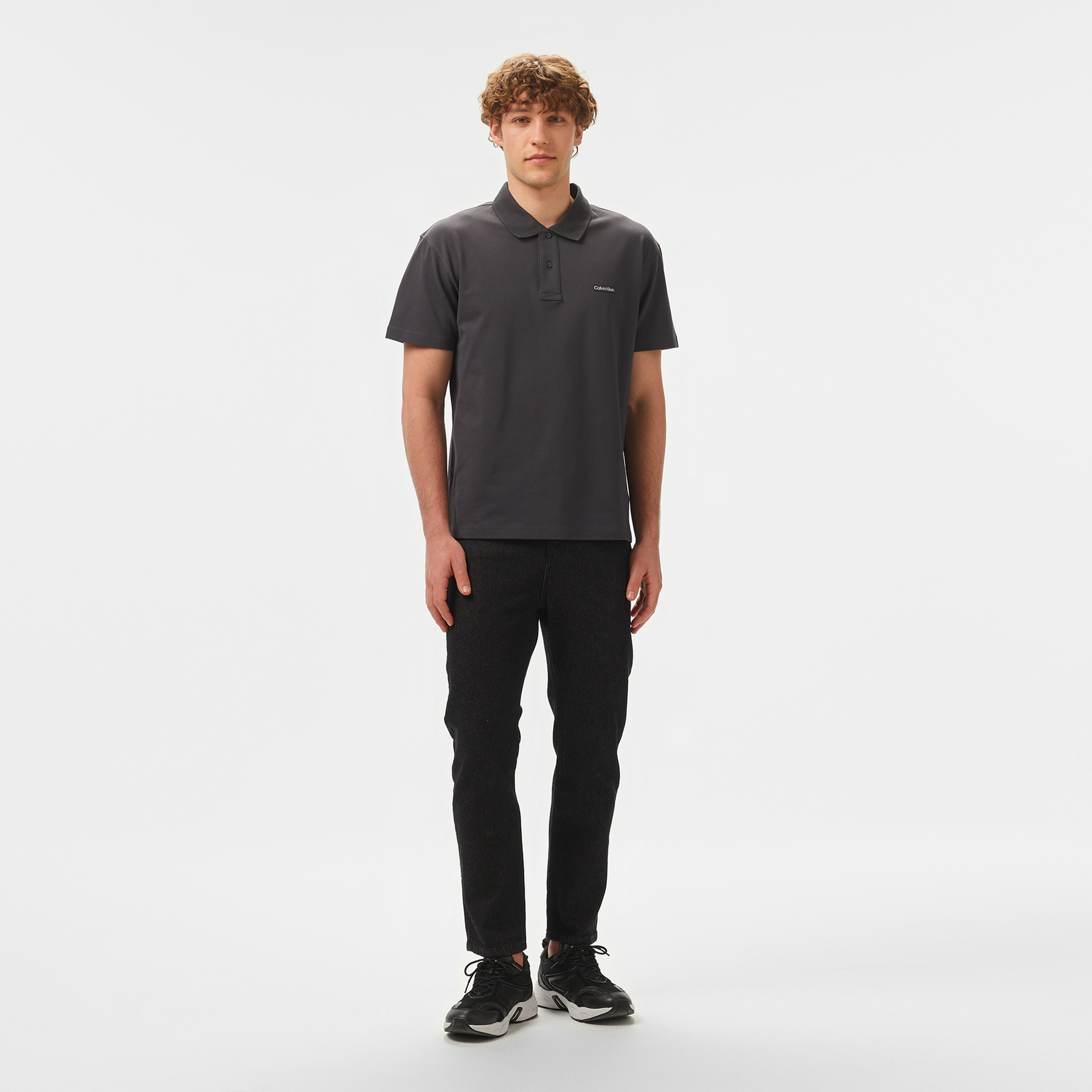 Calvin Klein Erkek Siyah Polo