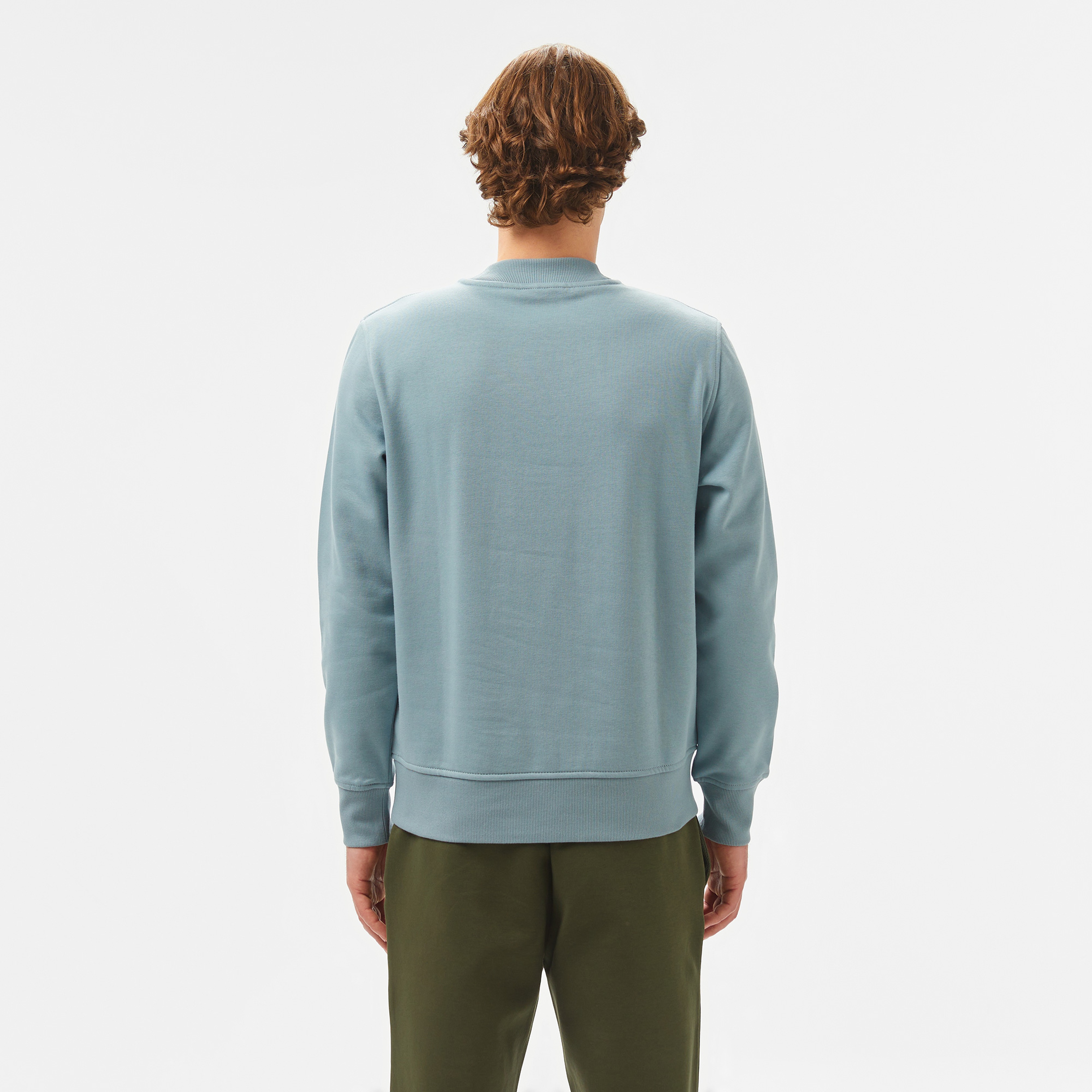 Calvin Klein Minimal Logo Crew Ne Erkek Gri Sweatshirt