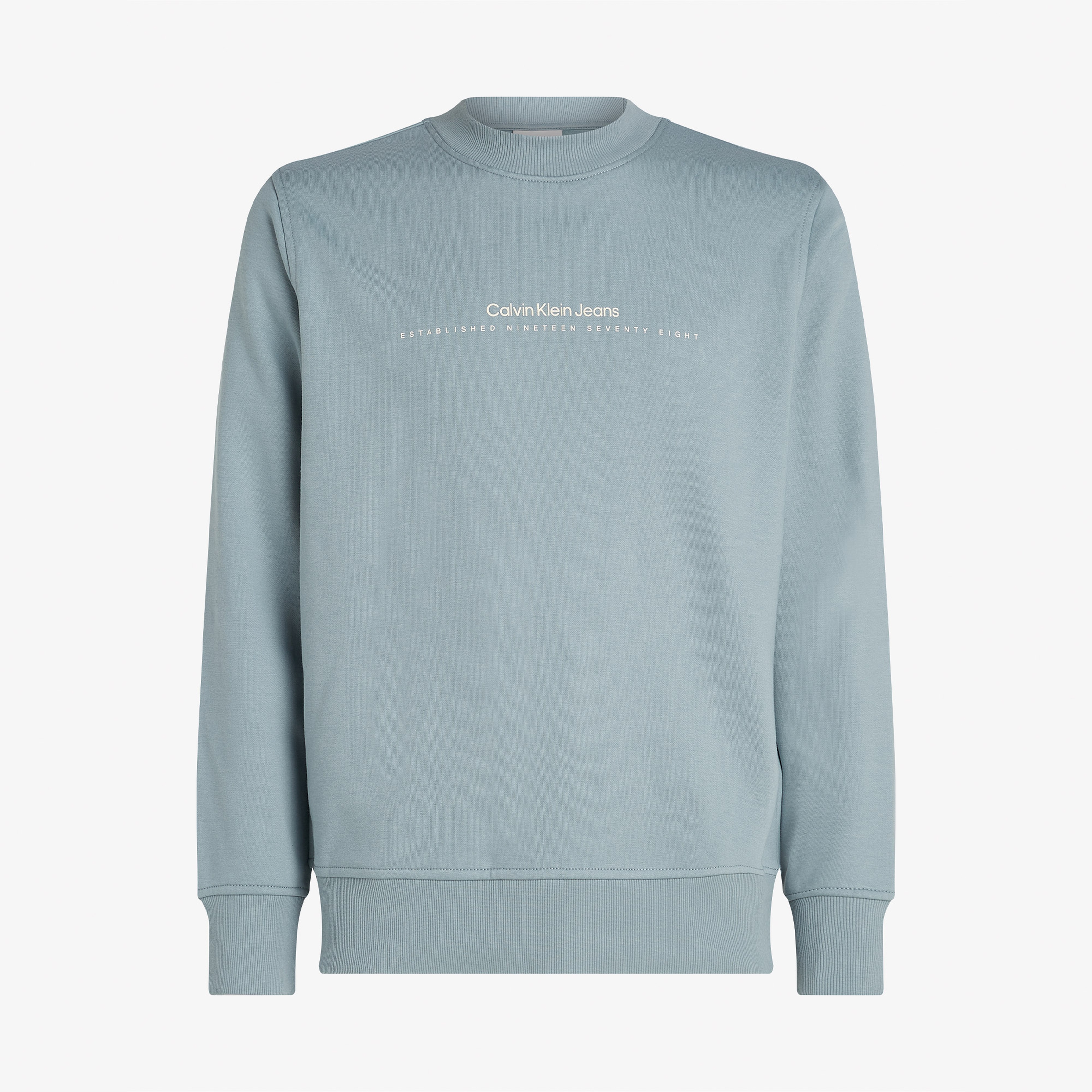 Calvin Klein Minimal Logo Crew Ne Erkek Gri Sweatshirt