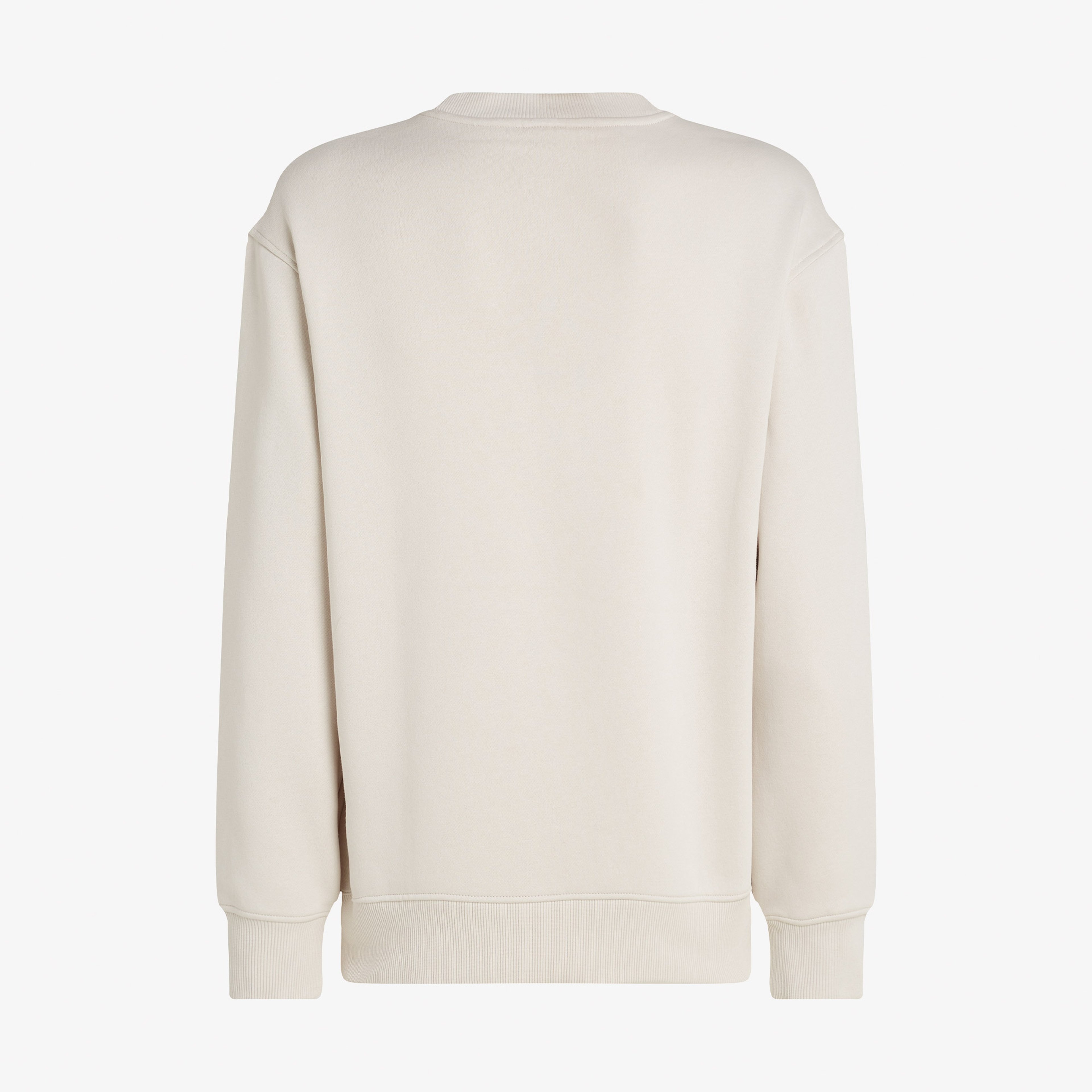 Calvin Klein Bristle Monologo Crew Ne Erkek Bej Sweatshirt