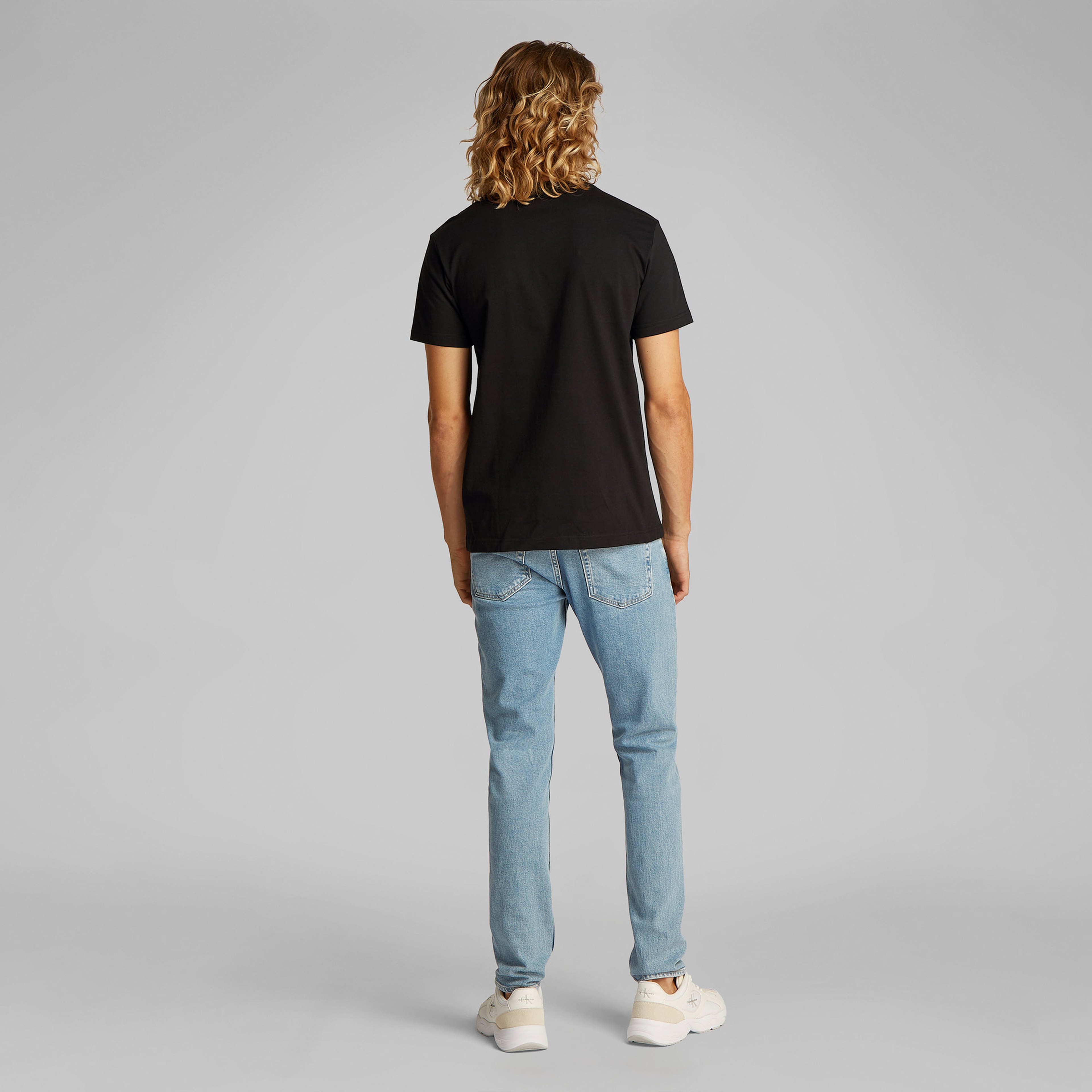 Calvin Klein Soft Box Monogram Erkek Siyah T-Shirt