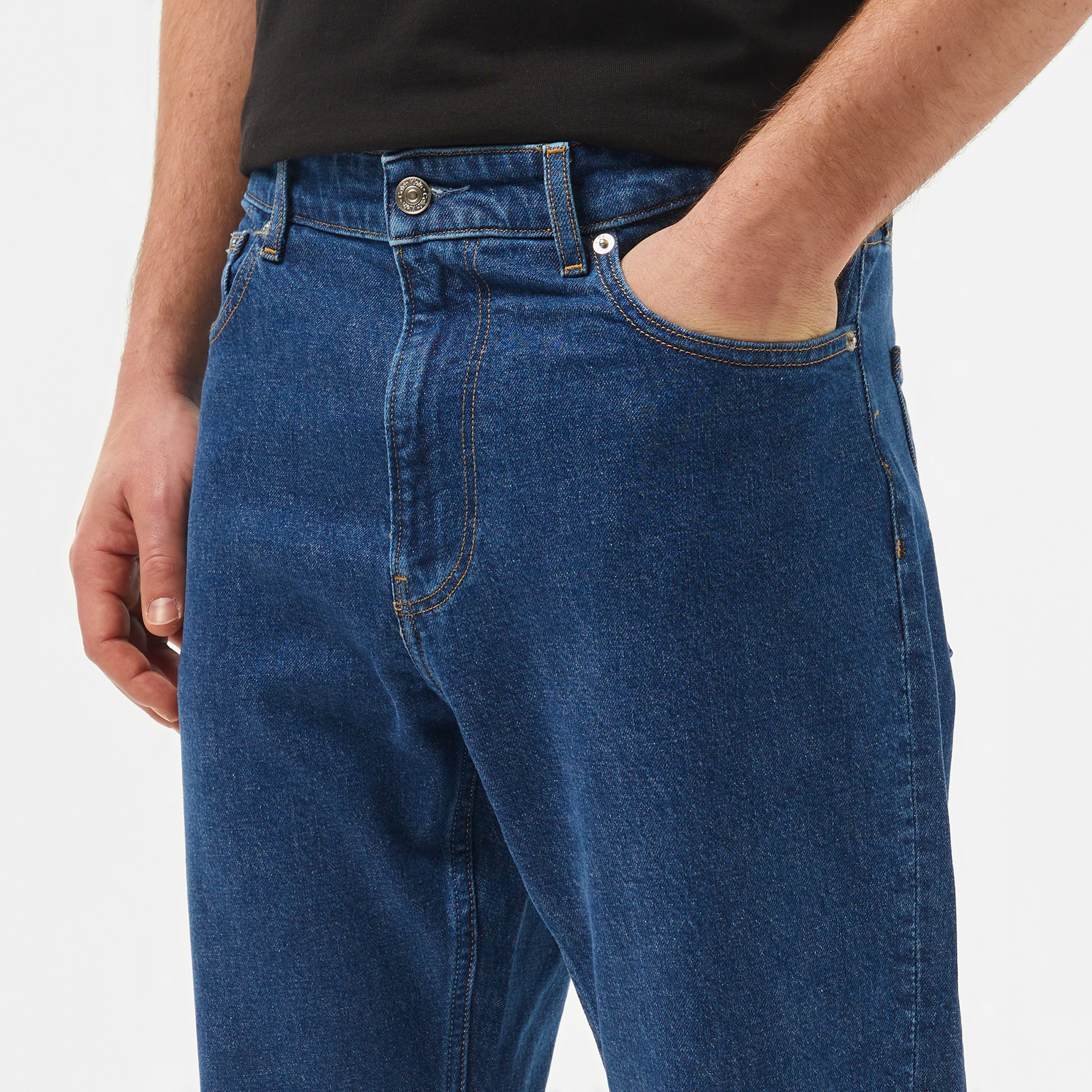 Calvin Klein Dad Erkek Lacivert Jean