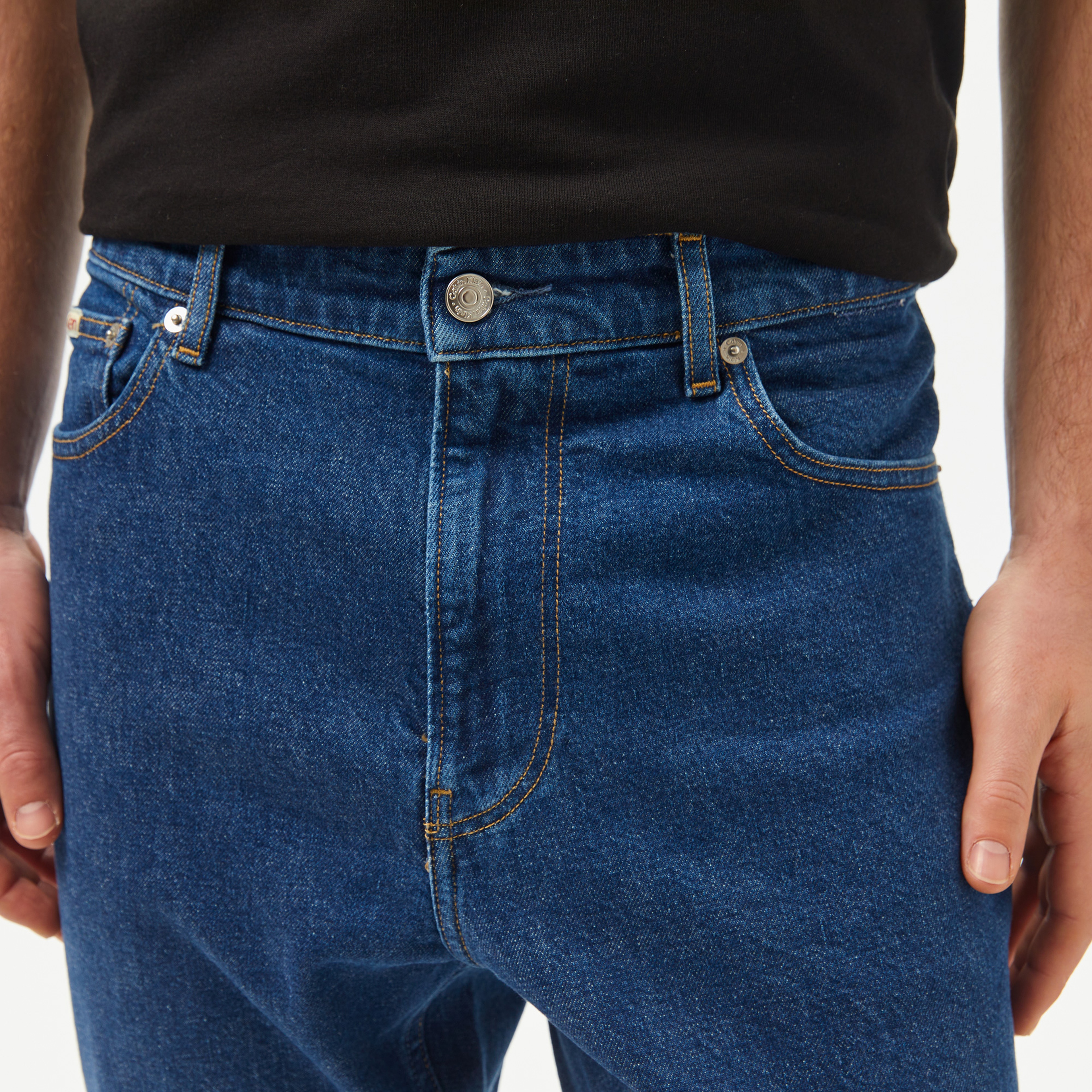 Calvin Klein Dad Erkek Lacivert Jean