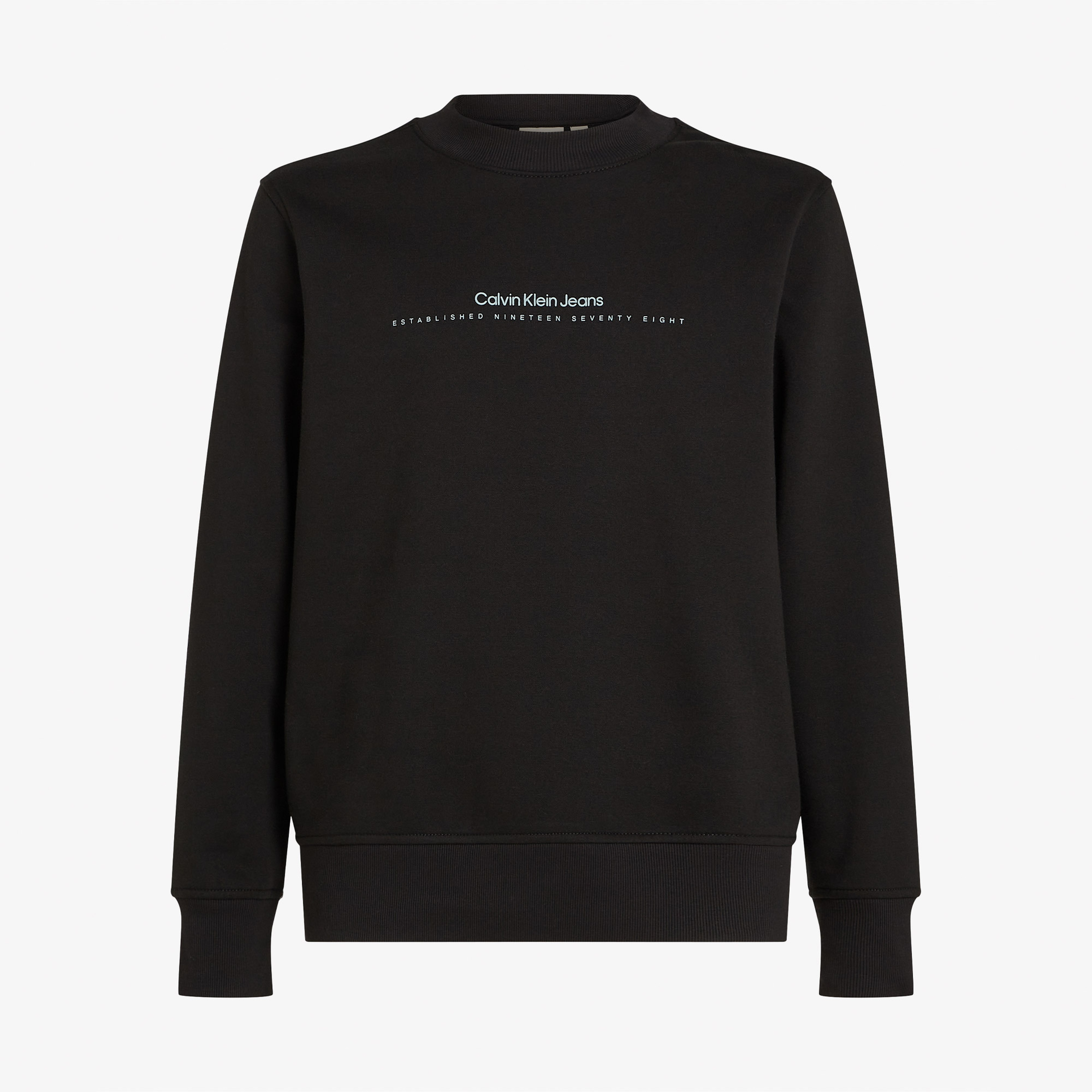 Calvin Klein Minimal Logo Crew Ne Erkek Siyah Sweatshirt