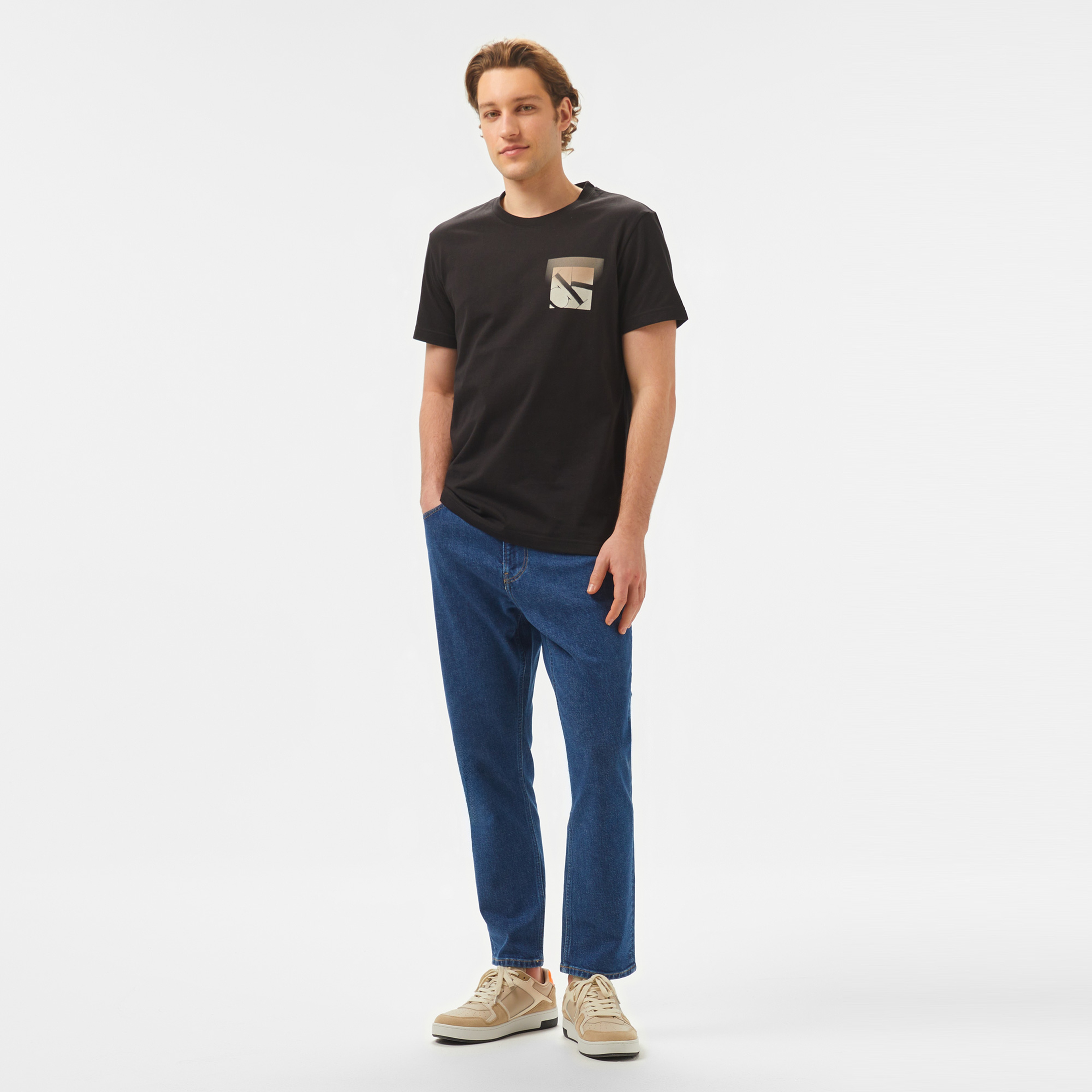 Calvin Klein Dad Erkek Lacivert Jean