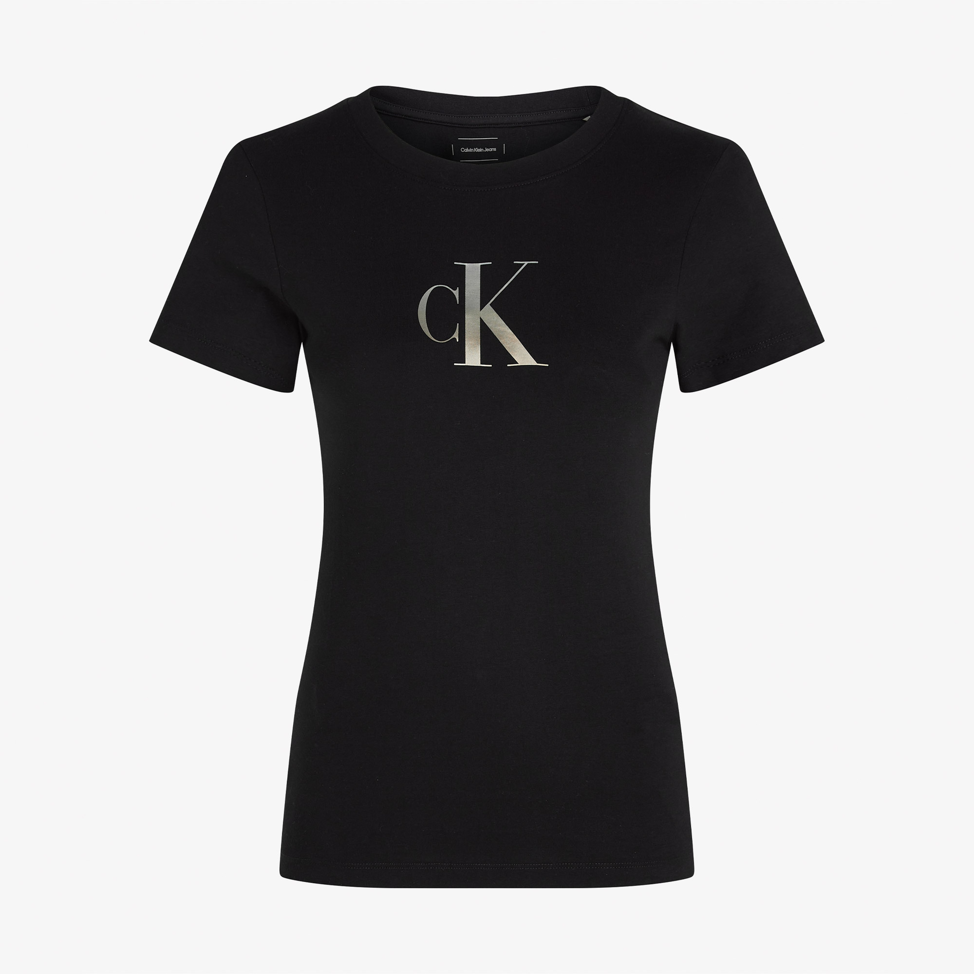Calvin Klein Gradient Slim Kadın Siyah T-Shirt