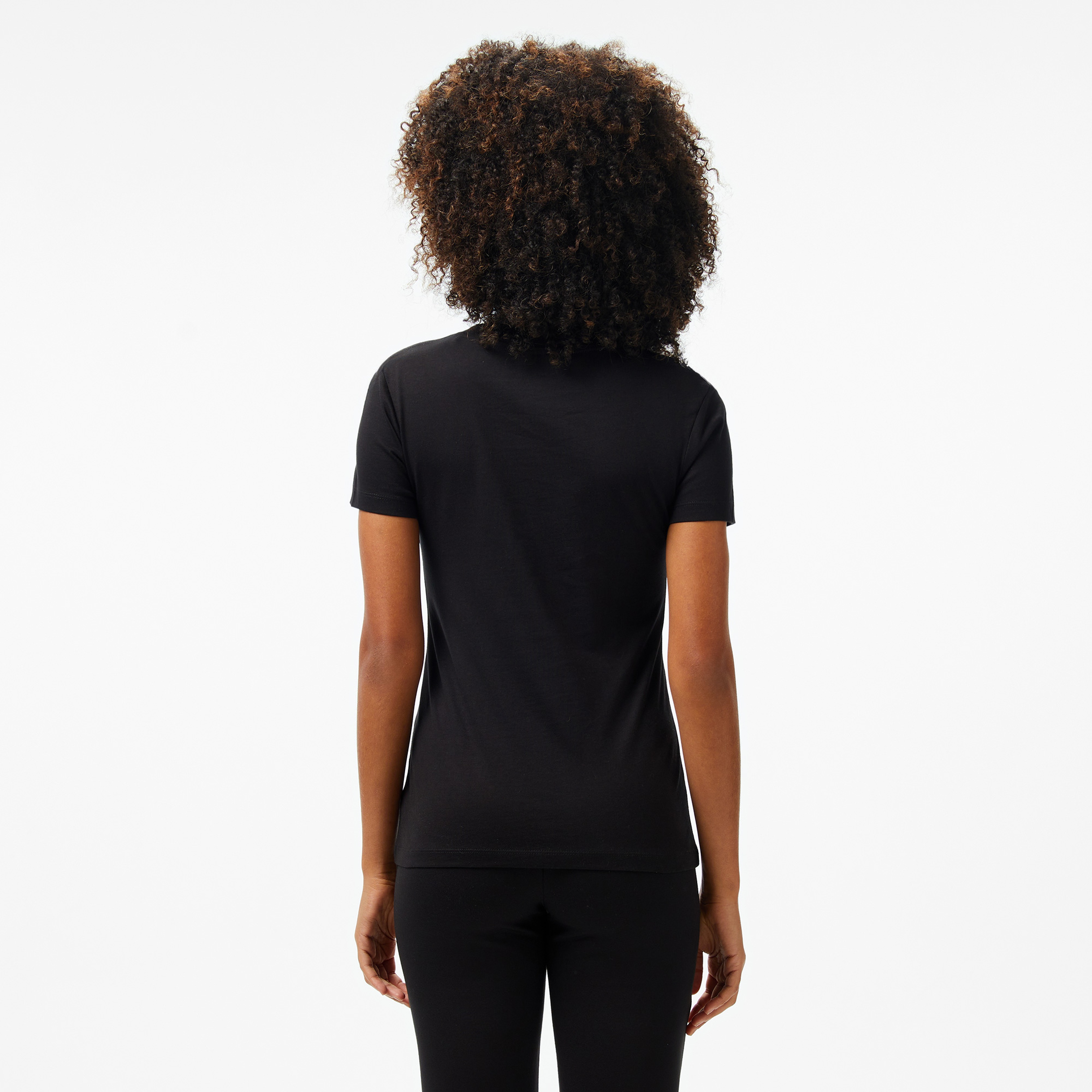 Calvin Klein Gradient Slim Kadın Siyah T-Shirt