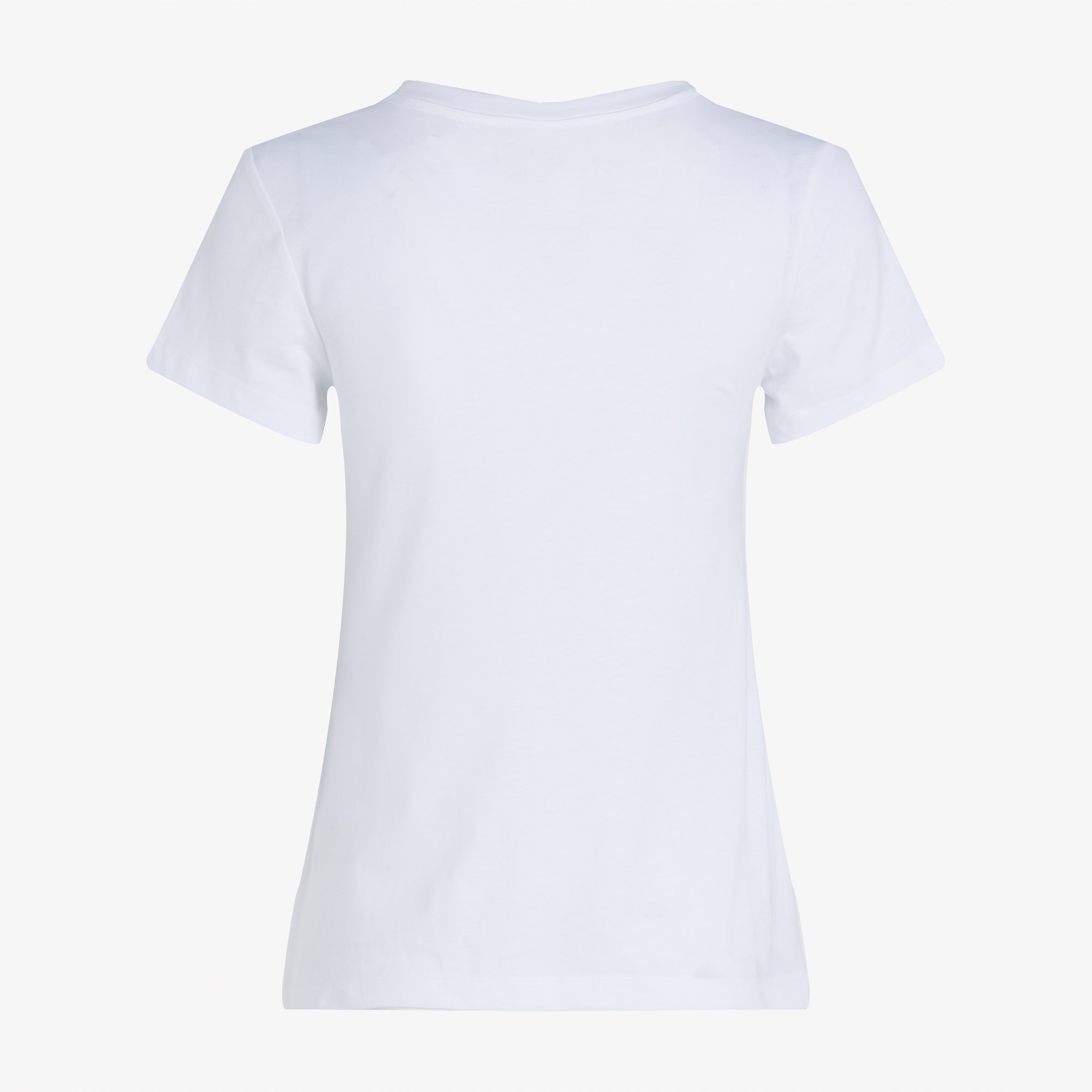 Calvin Klein İnstitutional Graphic Slim Kadın Beyaz T-Shirt