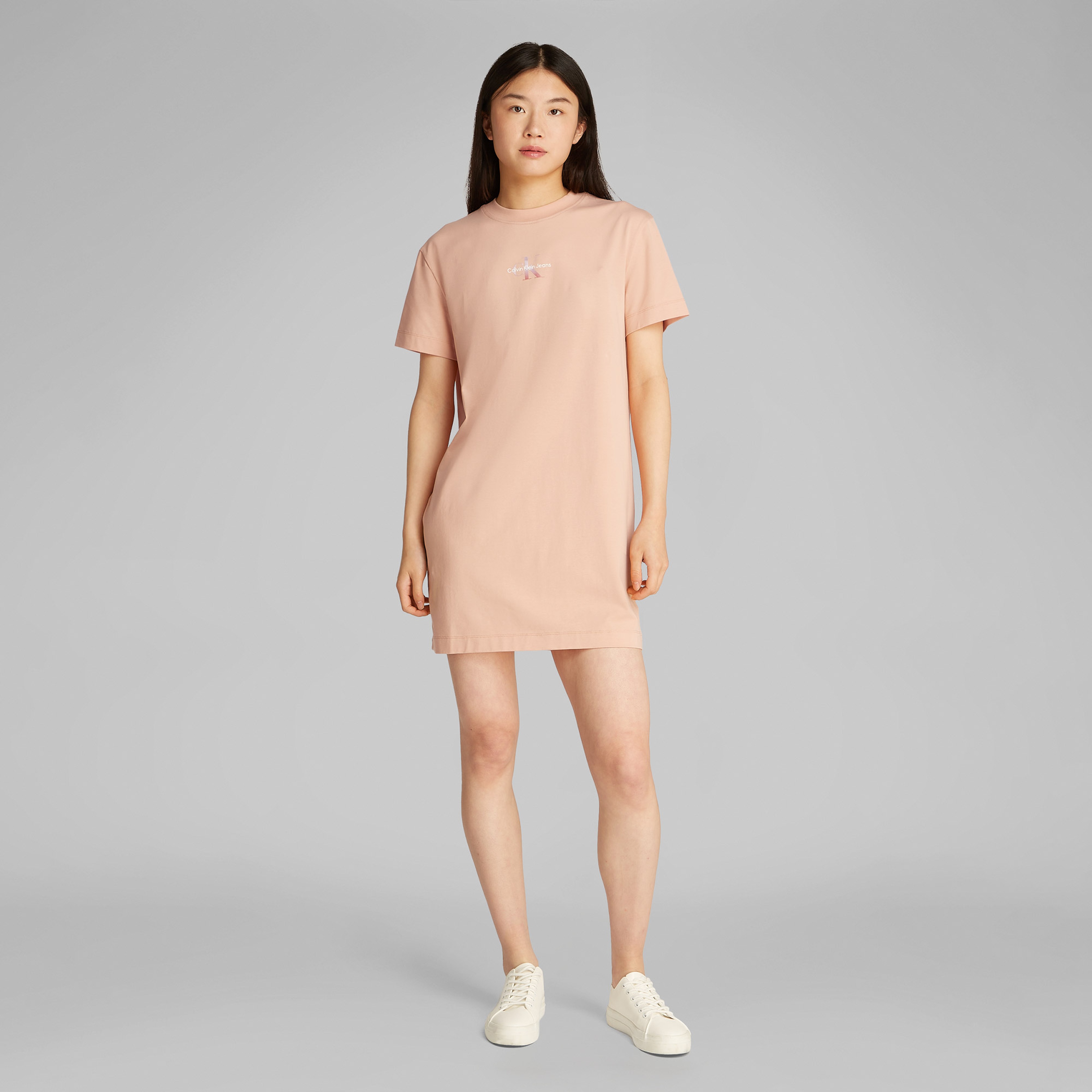 Calvin Klein Gradient Monologo Kadın Pembe Elbise